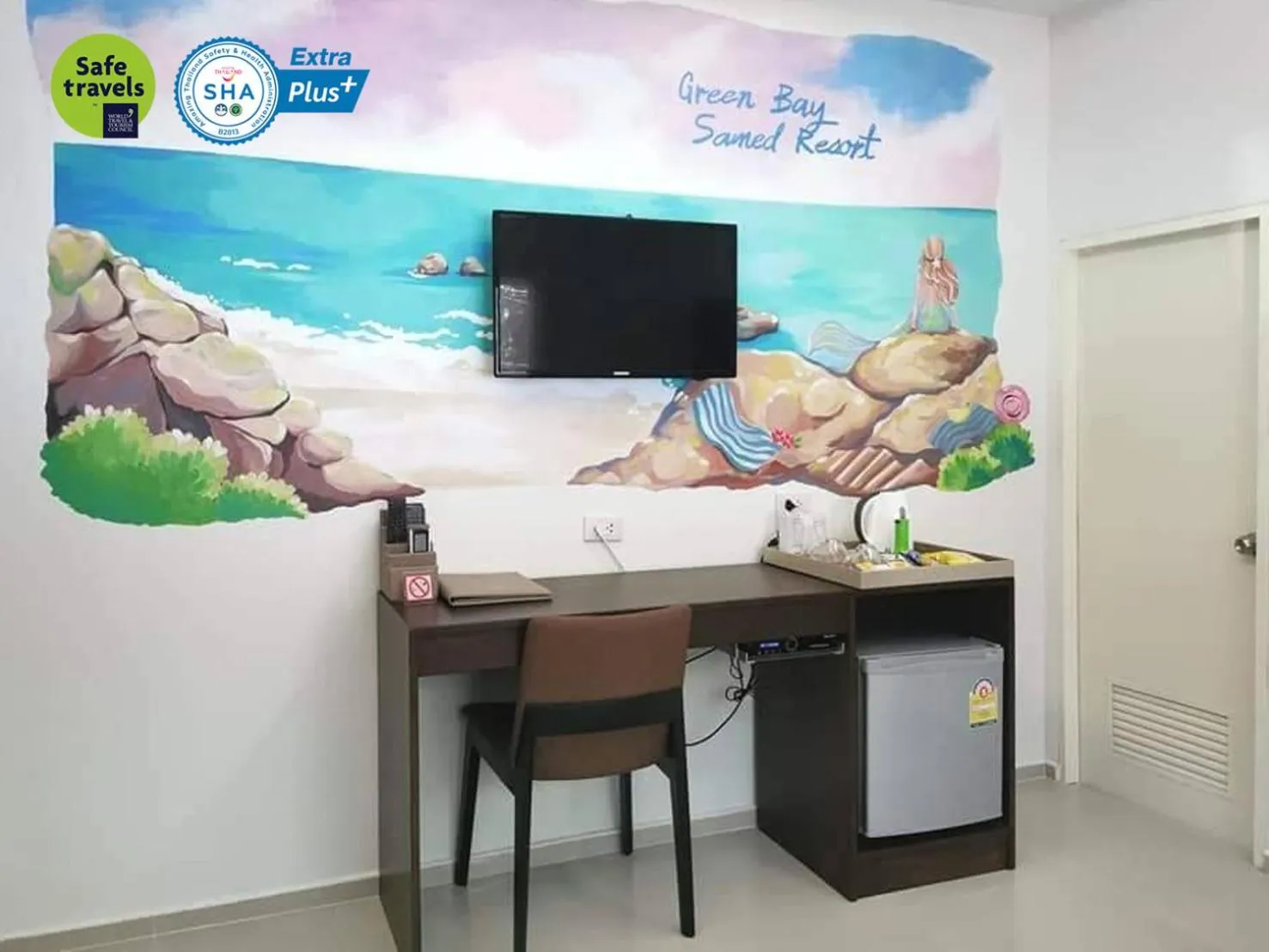 TV and multimedia, Bed in Green Bay Samed Resort