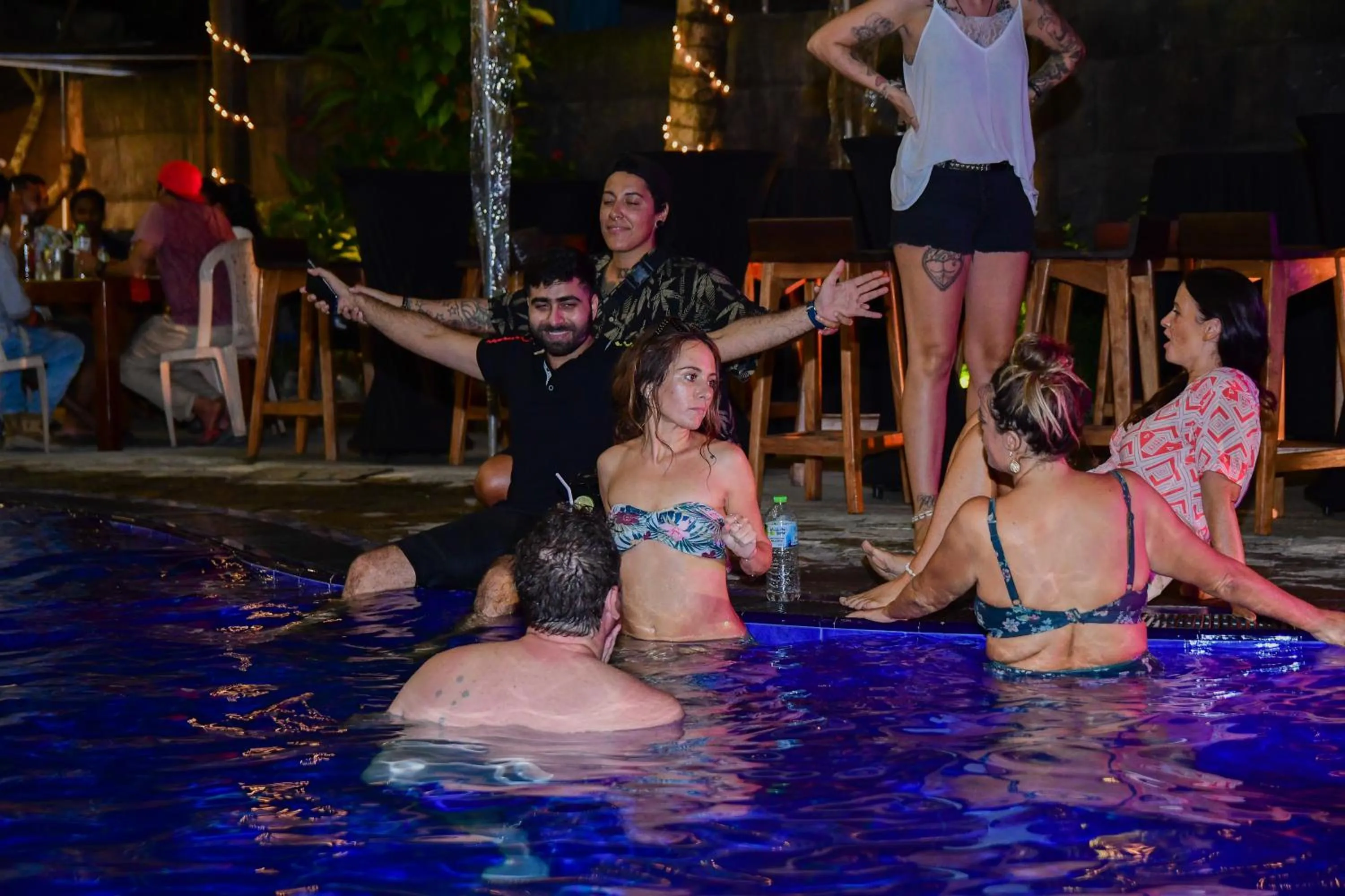 Evening entertainment in Sizzle Sports Club