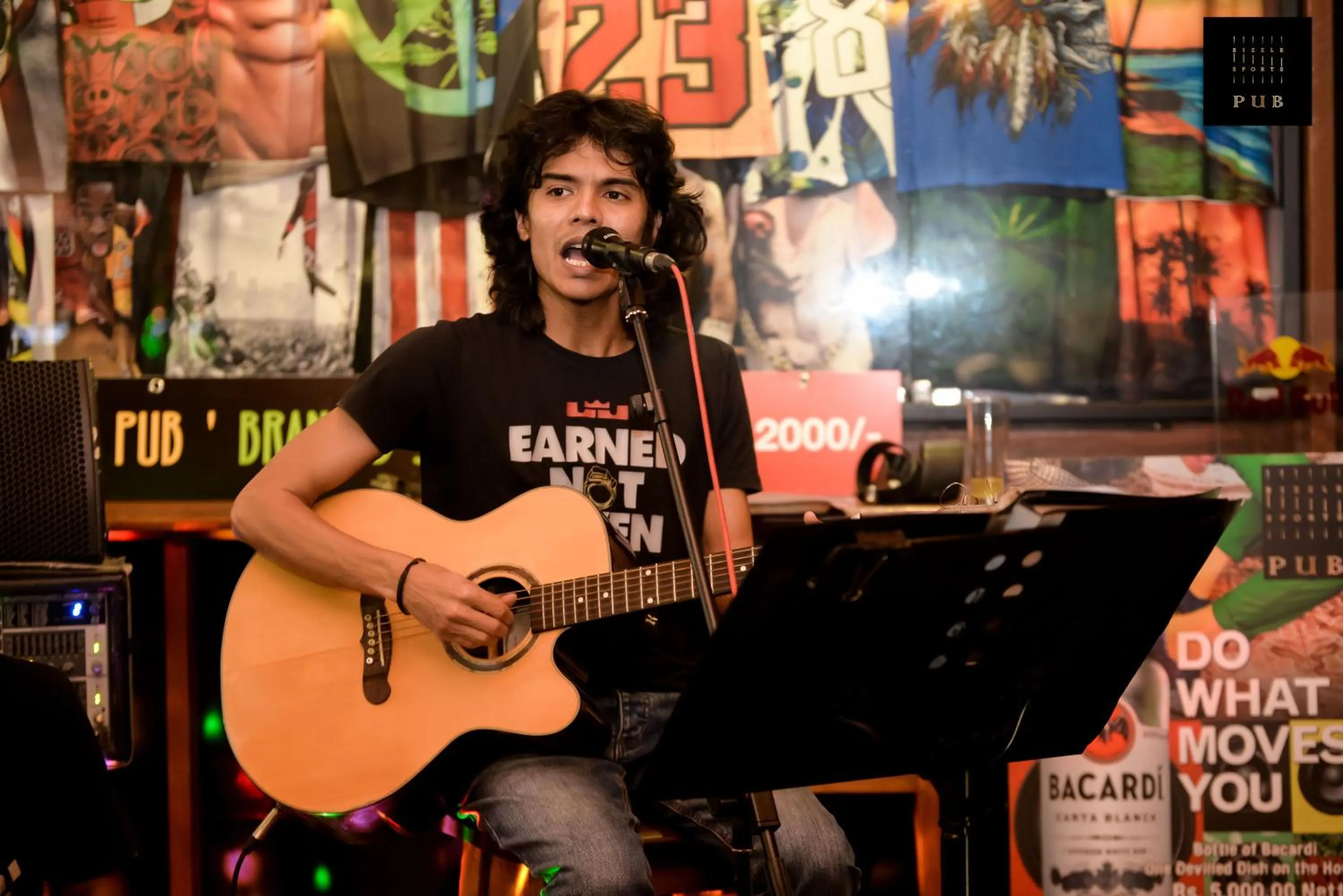 Karaoke in Sizzle Sports Club