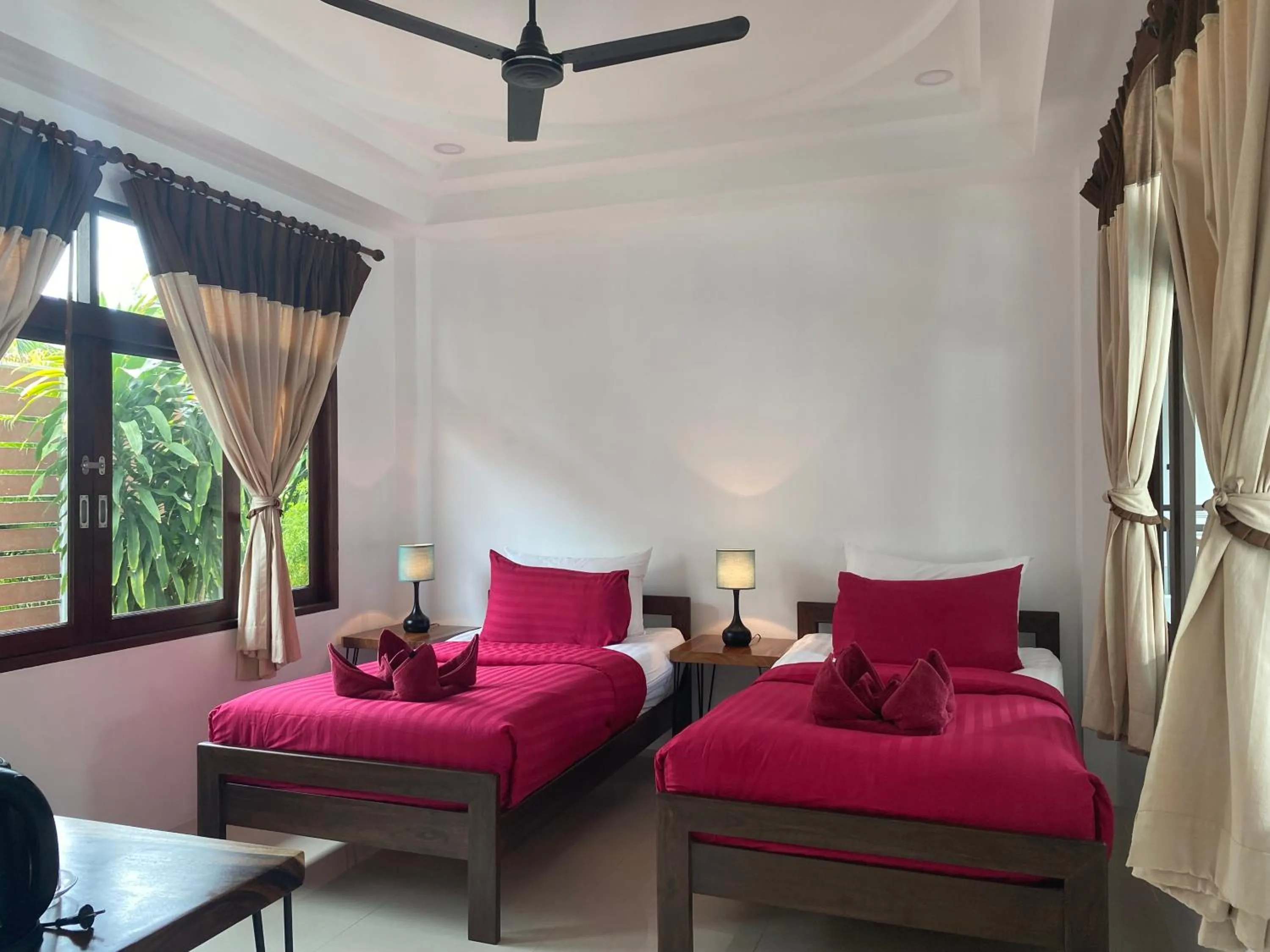 Bed in Amara Beach Resort Koh Phangan