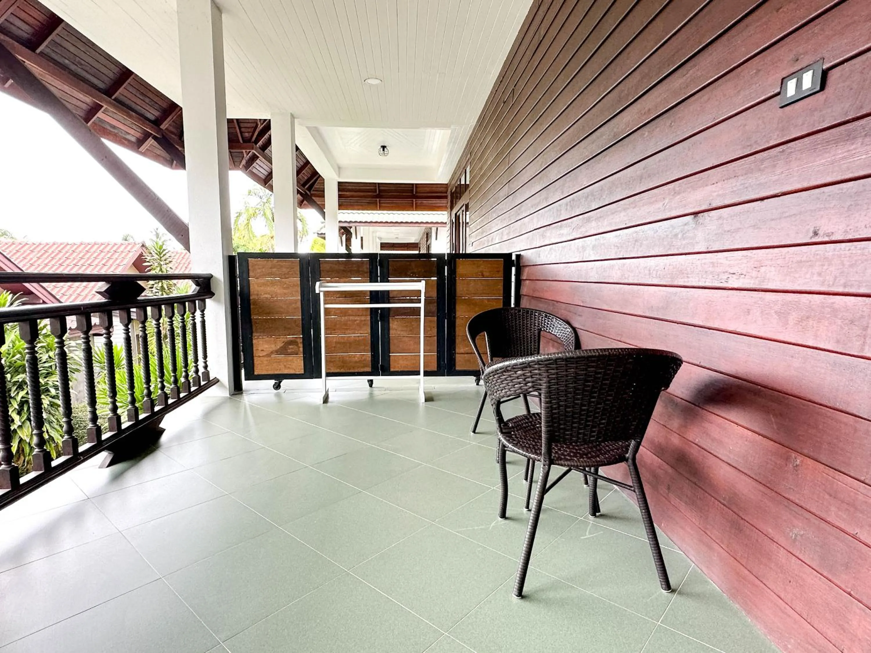Balcony/Terrace in Amara Beach Resort Koh Phangan