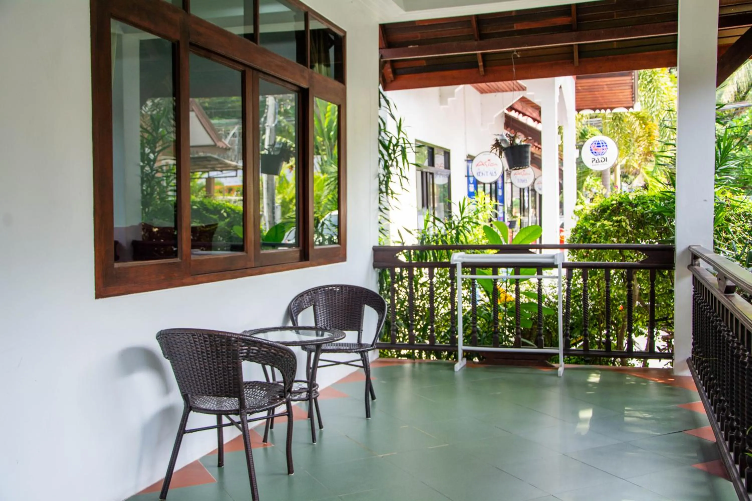 Balcony/Terrace in Amara Beach Resort Koh Phangan