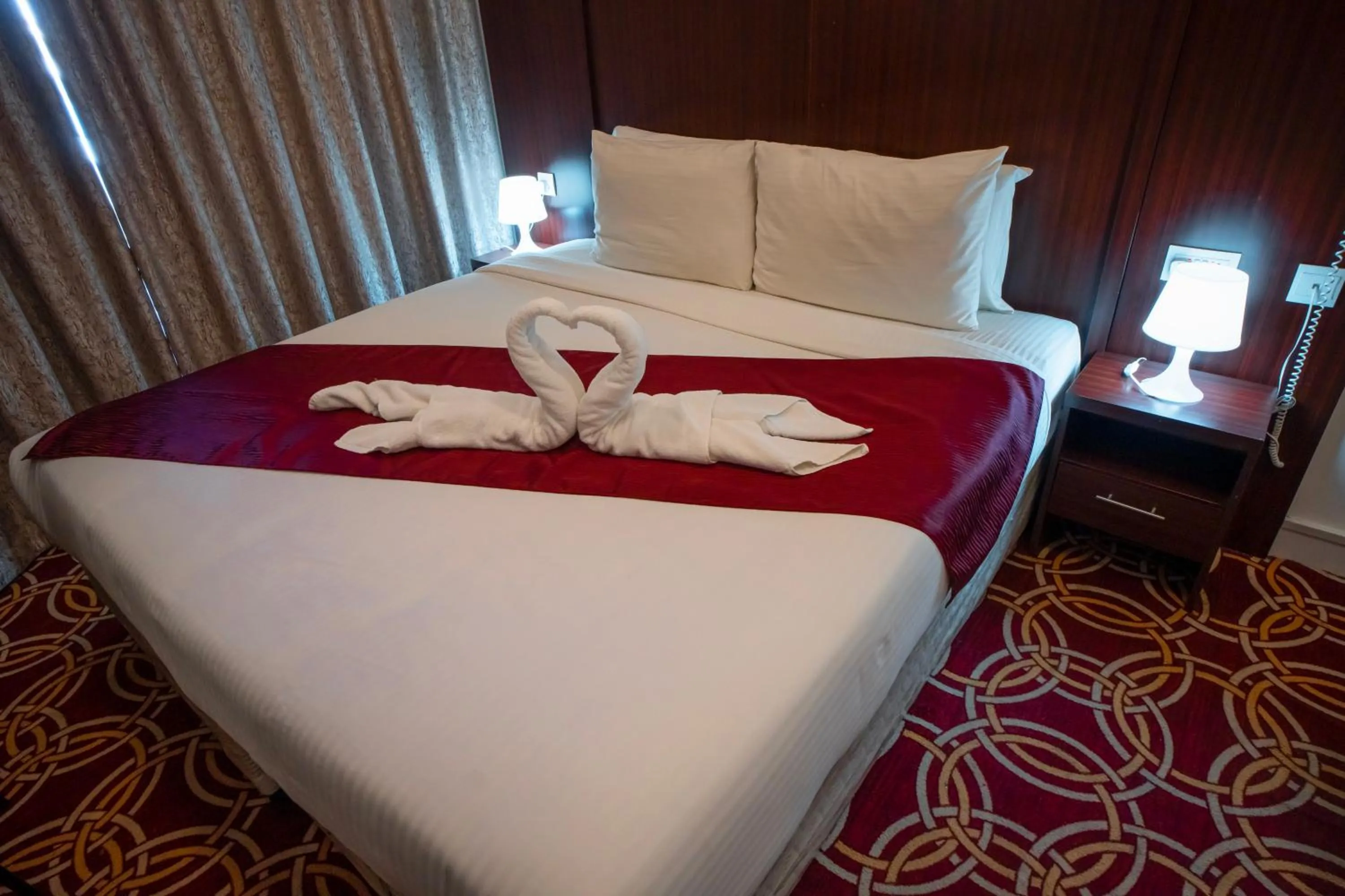 Bed in AL KARNAK HOTEL - BRANCH