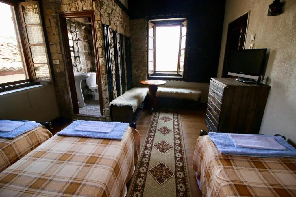 Seating area, Bed in Hotel Nasho Vruho