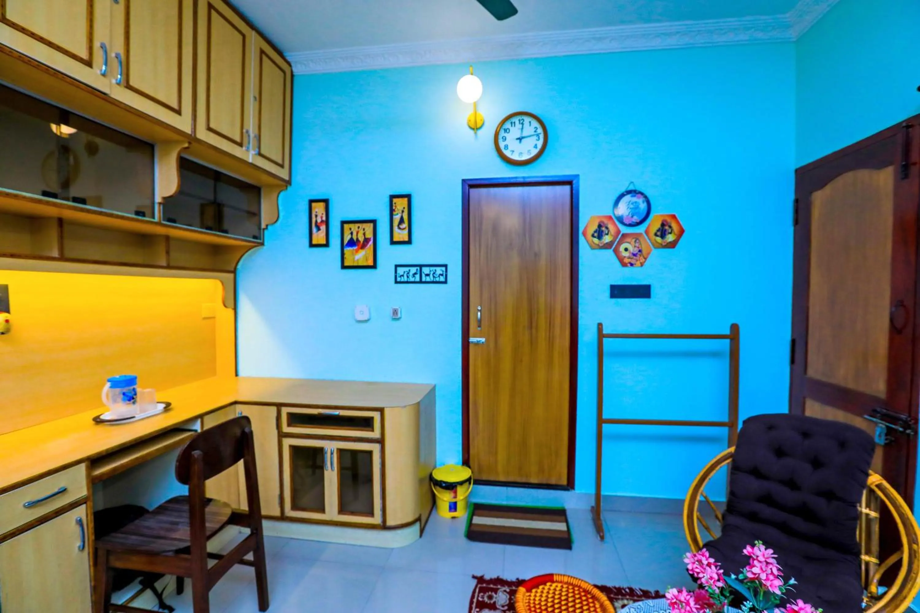 Bedroom in Bay Homes 2BHK WT Bathtub Near Rock Beach