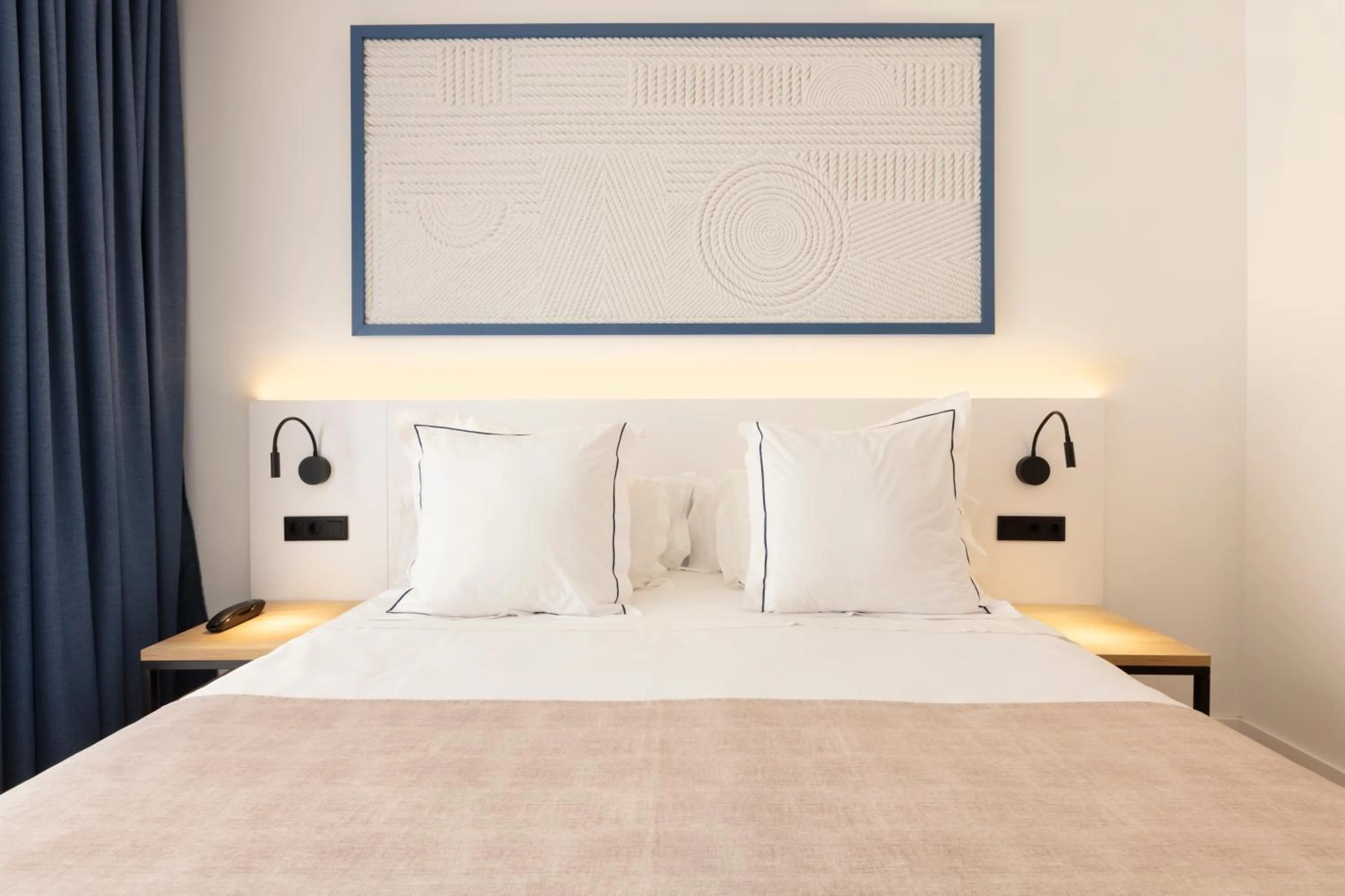 Bed in Hotel Rovira