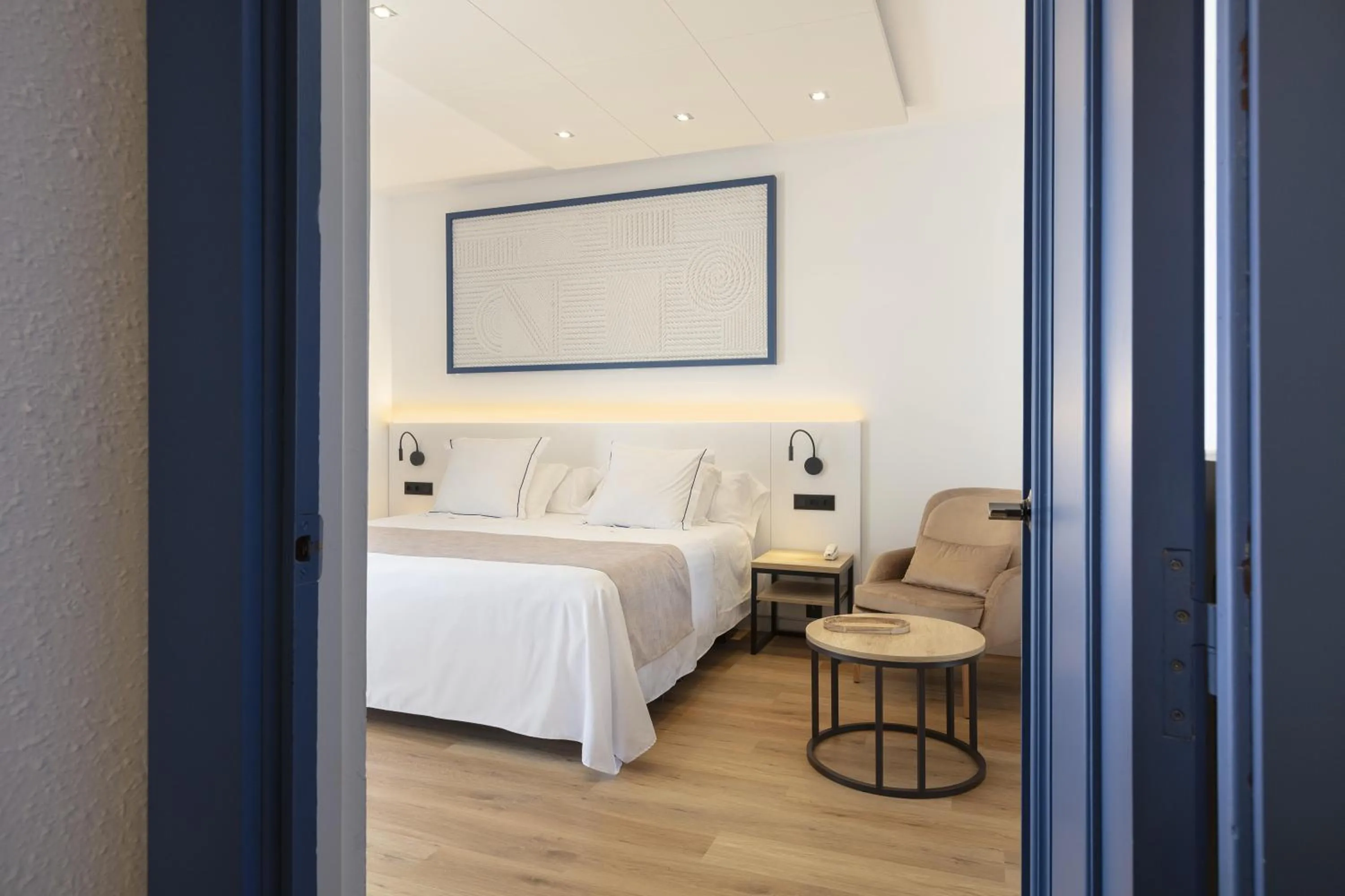 Sea view, Bed in Hotel Rovira