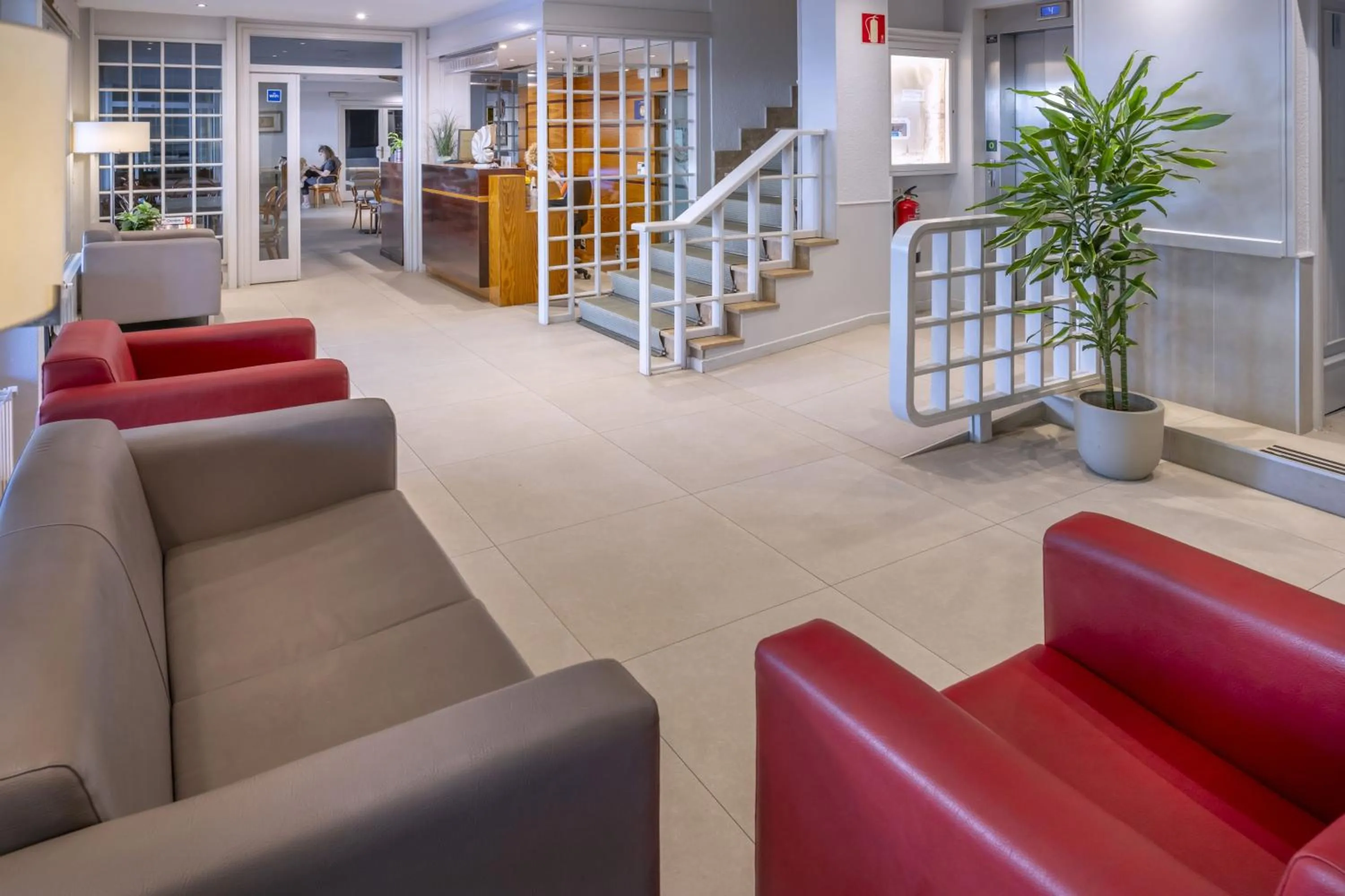 Lobby or reception in Hotel Rovira