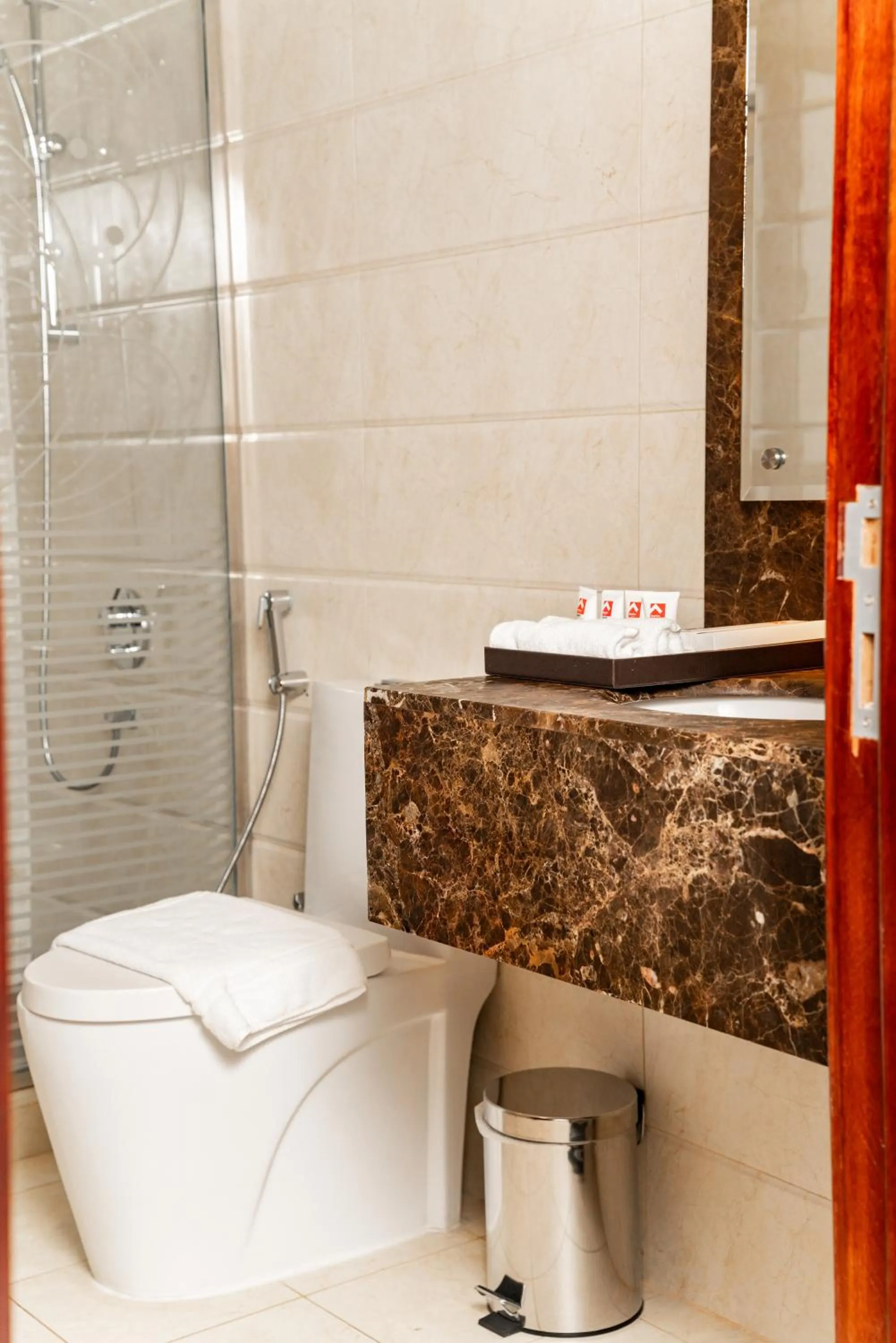 Bathroom in Swiss Spirit Hotel & Suites Dammam Corniche