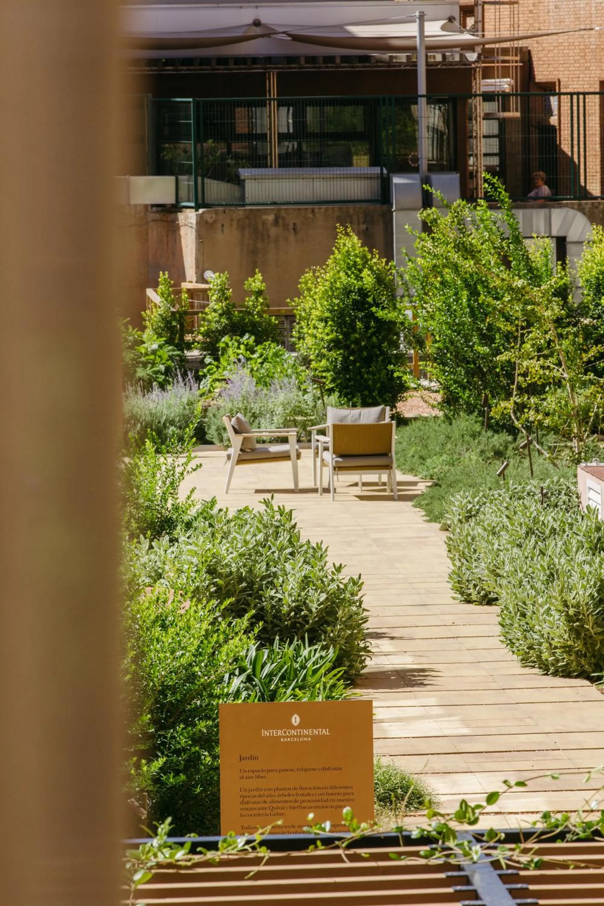 Garden in InterContinental Barcelona by IHG