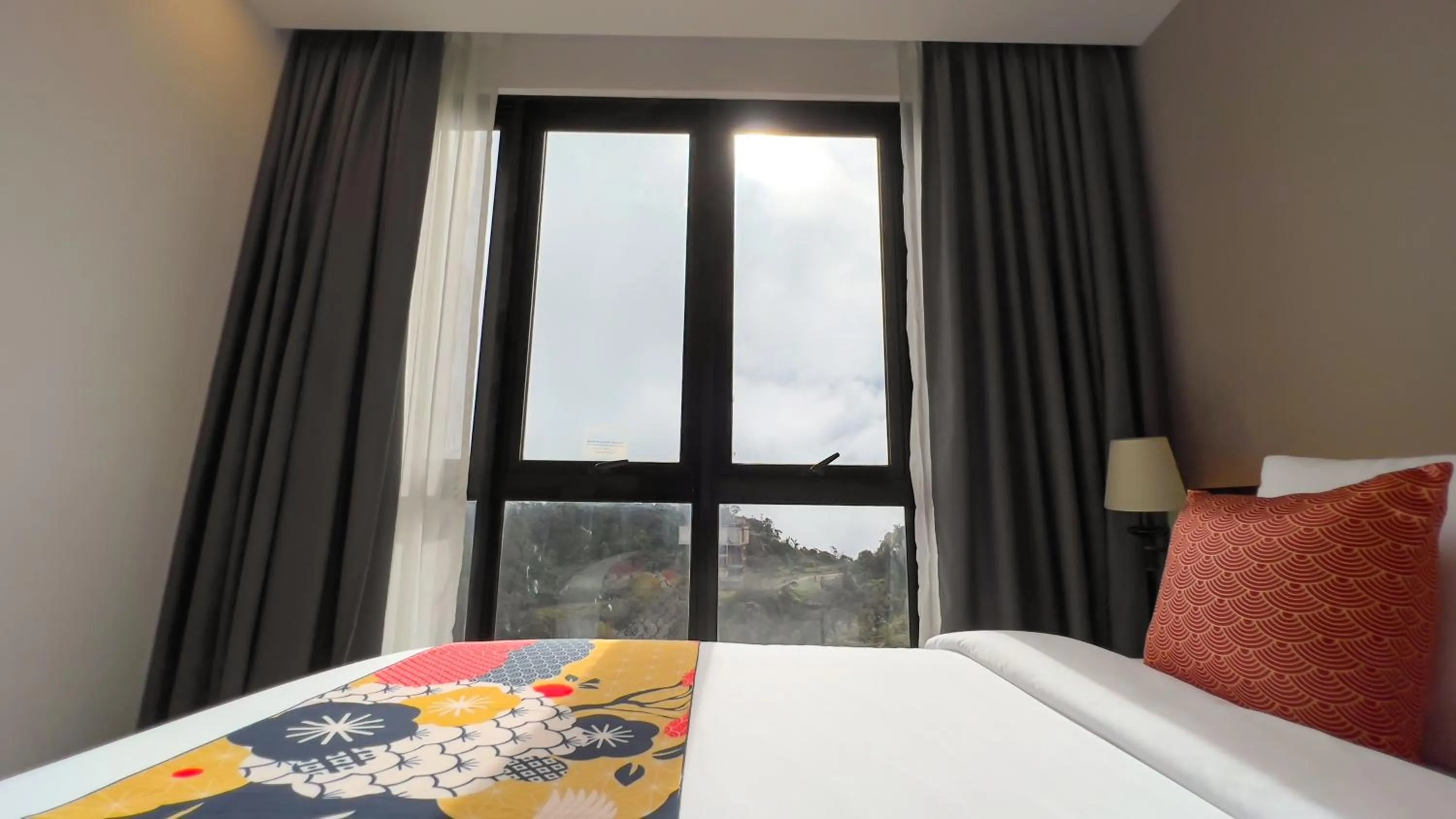 Bed in The Yanné, Onsen Hotel