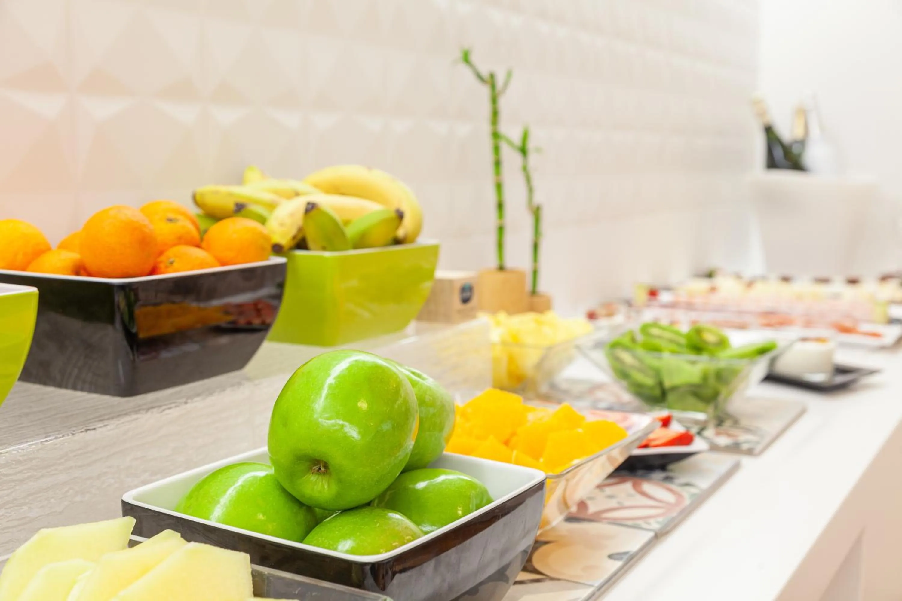 Buffet breakfast in Hotel Maciá Granada Five Senses Rooms & Suites