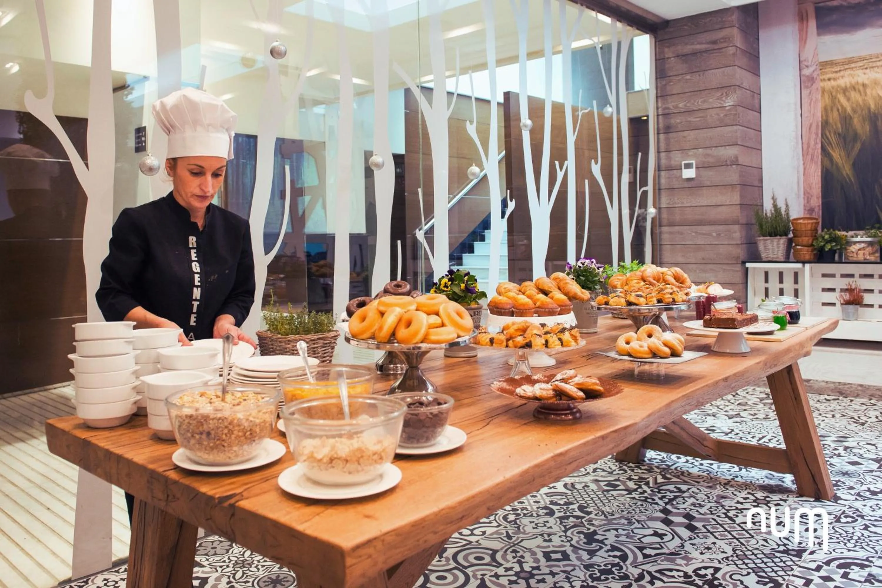 Buffet breakfast in Num Hotel