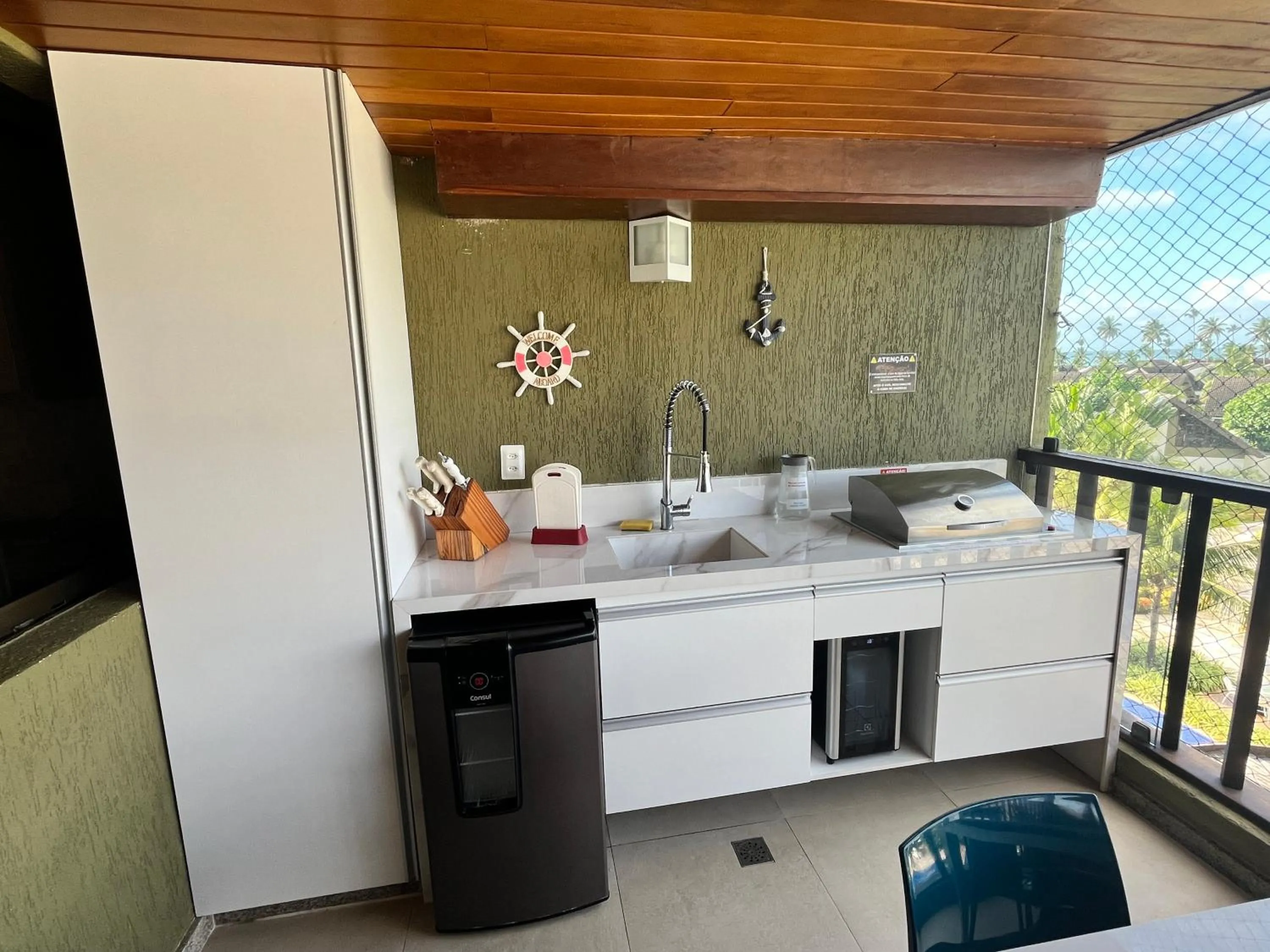 BBQ facilities in Duplex de Luxo - Muro Alto Malawí