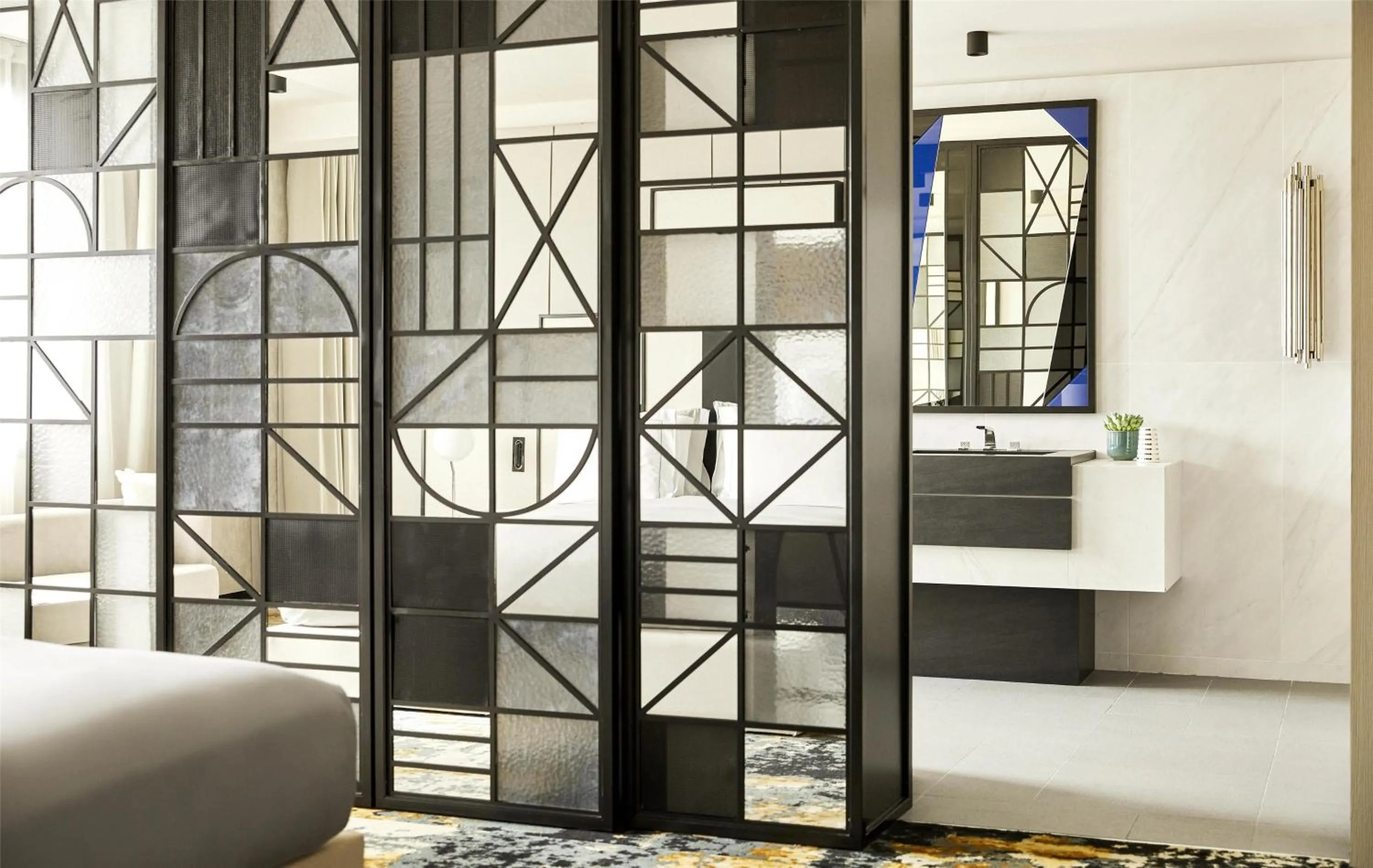 Photo of the whole room, Bed in Grand Hyatt Barcelona