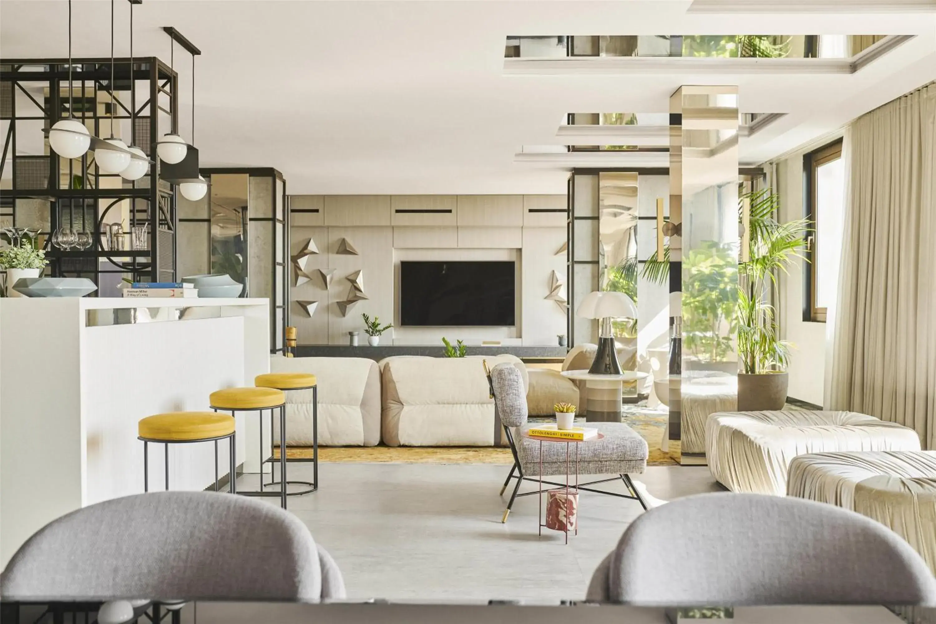 Photo of the whole room in Grand Hyatt Barcelona Photo of the whole room in Grand Hyatt Barcelona