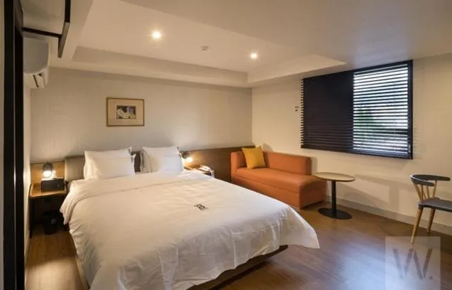 Bed in Number 25 Hotel Gimhae Eobang