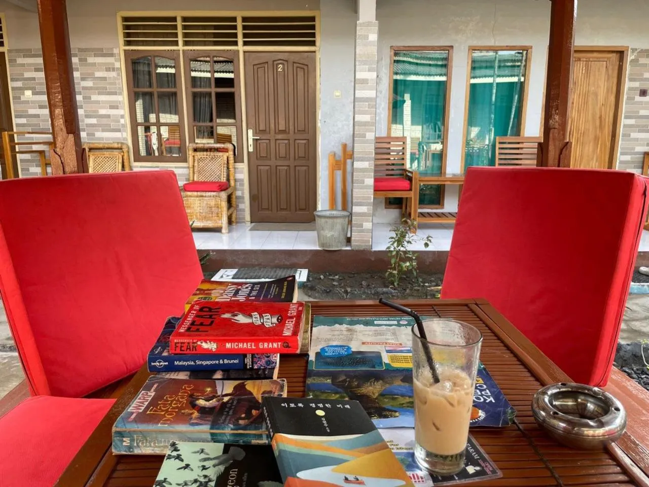 Seating area in Lita Homestay