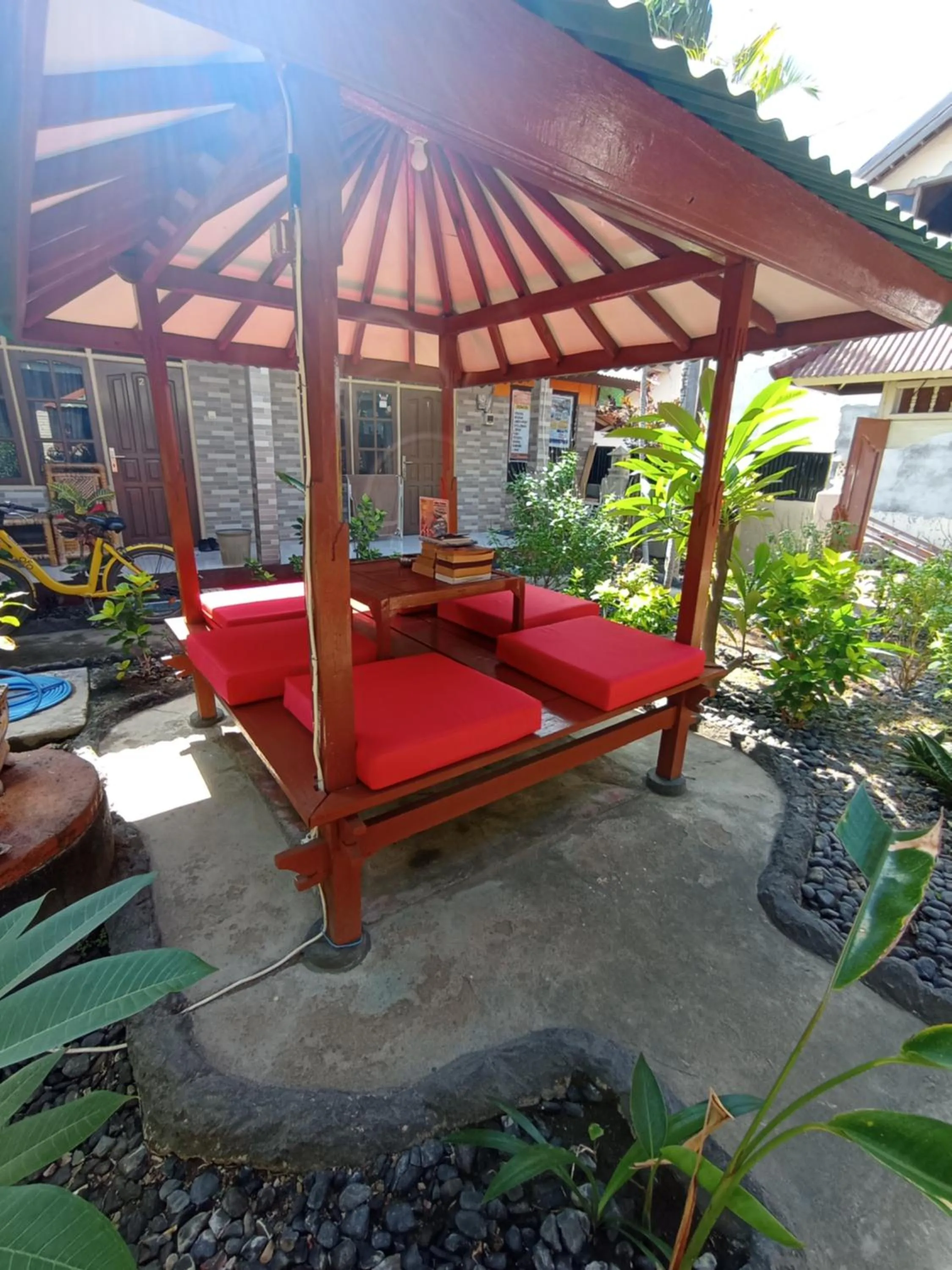 Seating area in Lita Homestay