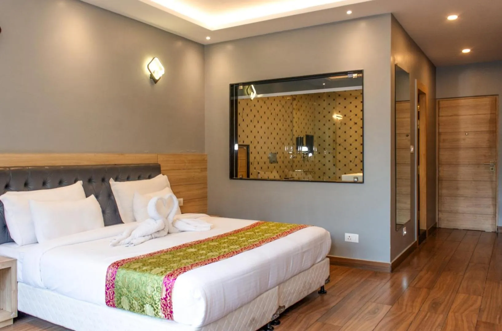 Bed in Avianna Gangtok Resort & Spa