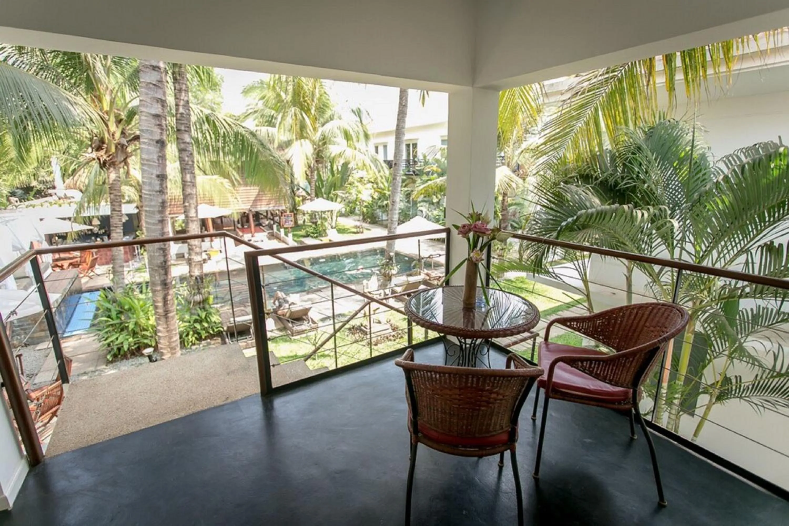 Balcony/Terrace in Apsara Greenland Boutique Villa & Resort