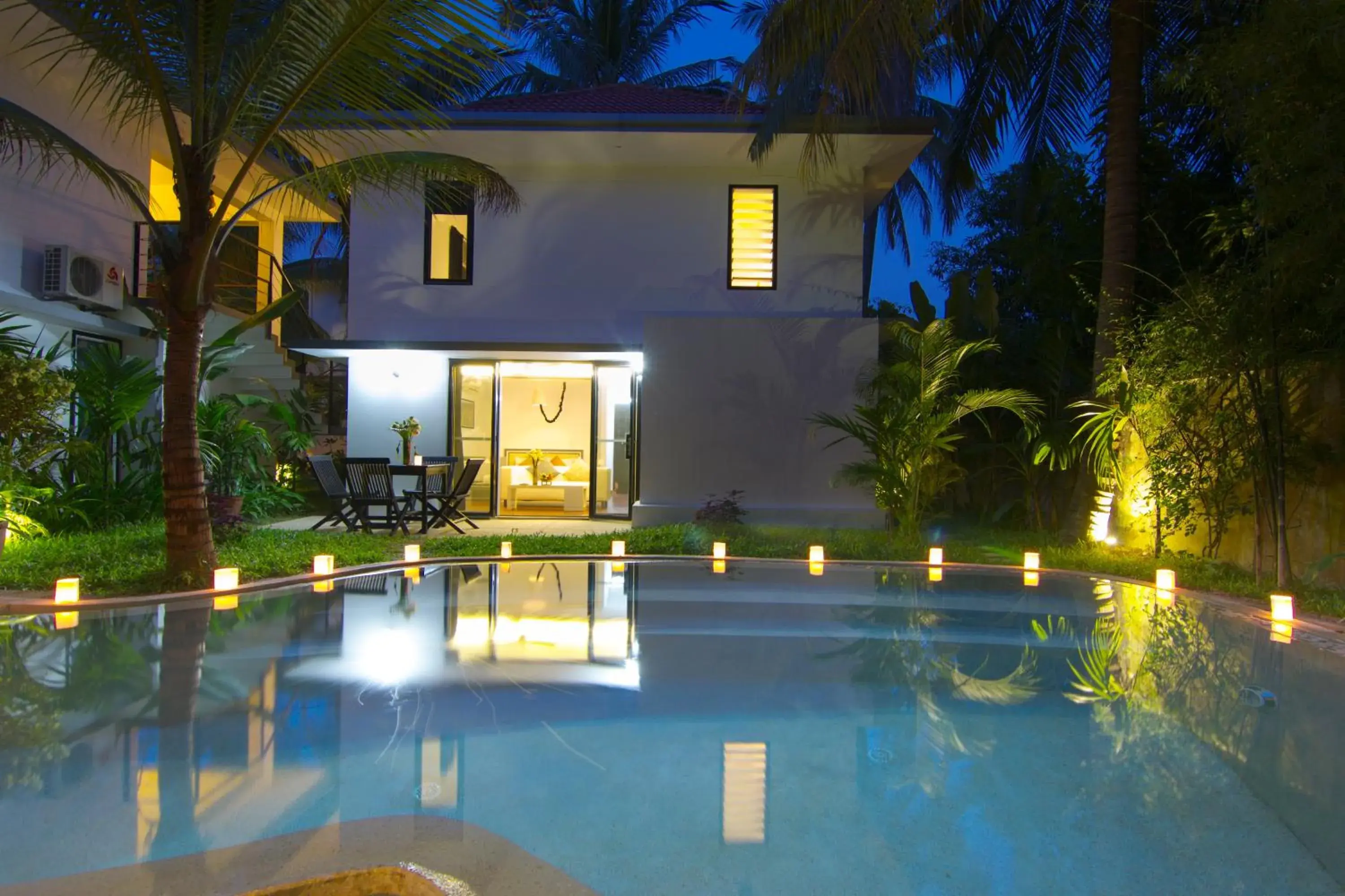 Inner courtyard view in Apsara Greenland Boutique Villa & Resort Inner courtyard view in Apsara Greenland Boutique Villa & Resort