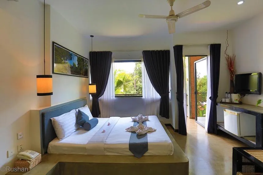 Bed in Apsara Greenland Boutique Villa & Resort