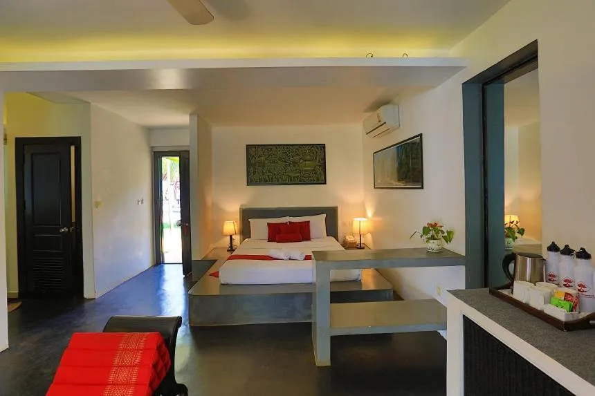 Bed in Apsara Greenland Boutique Villa & Resort
