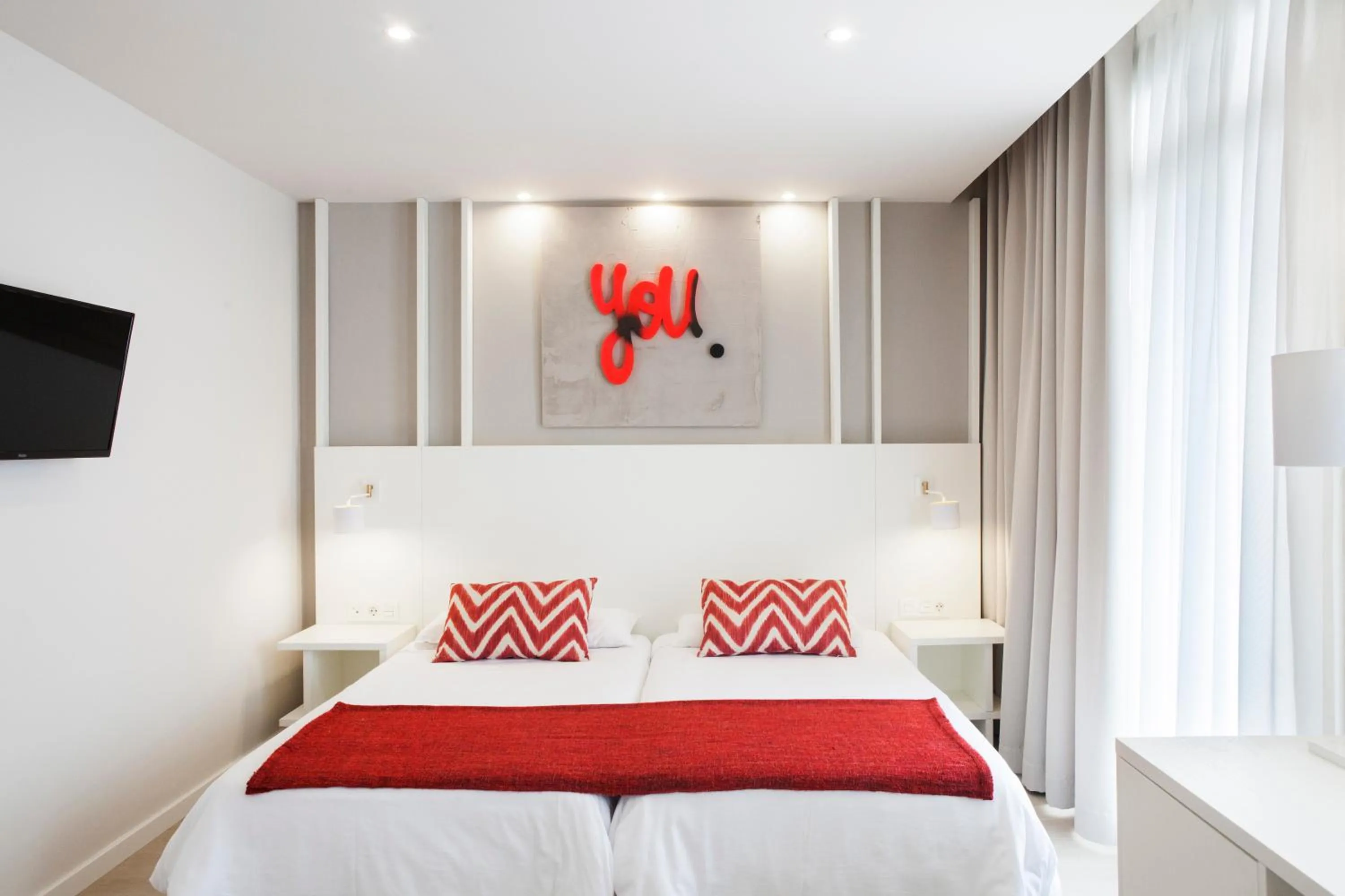 Bed in Ibersol Antemare - Adults Only