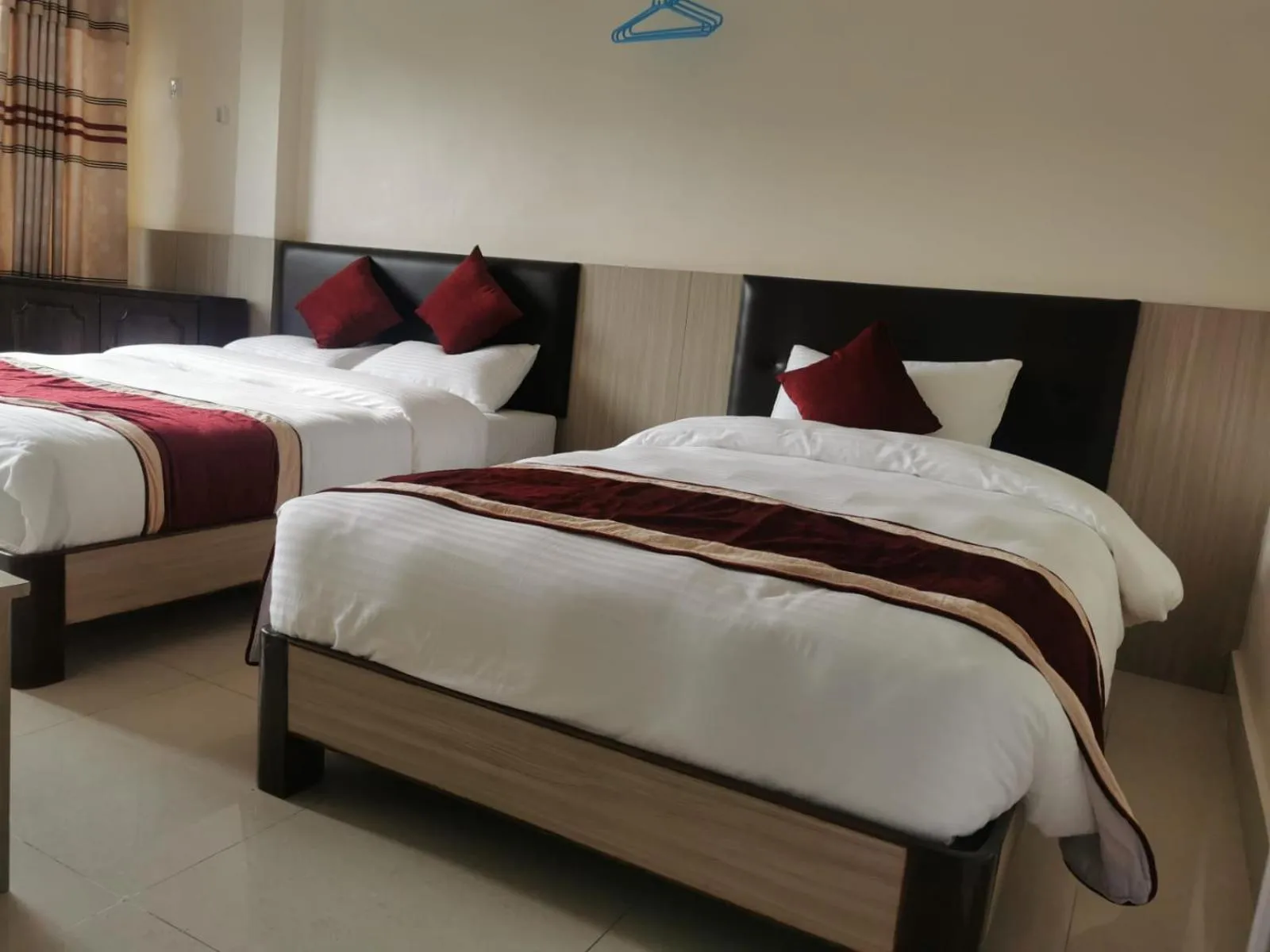 Photo of the whole room, Bed in Om Bramha Hotel