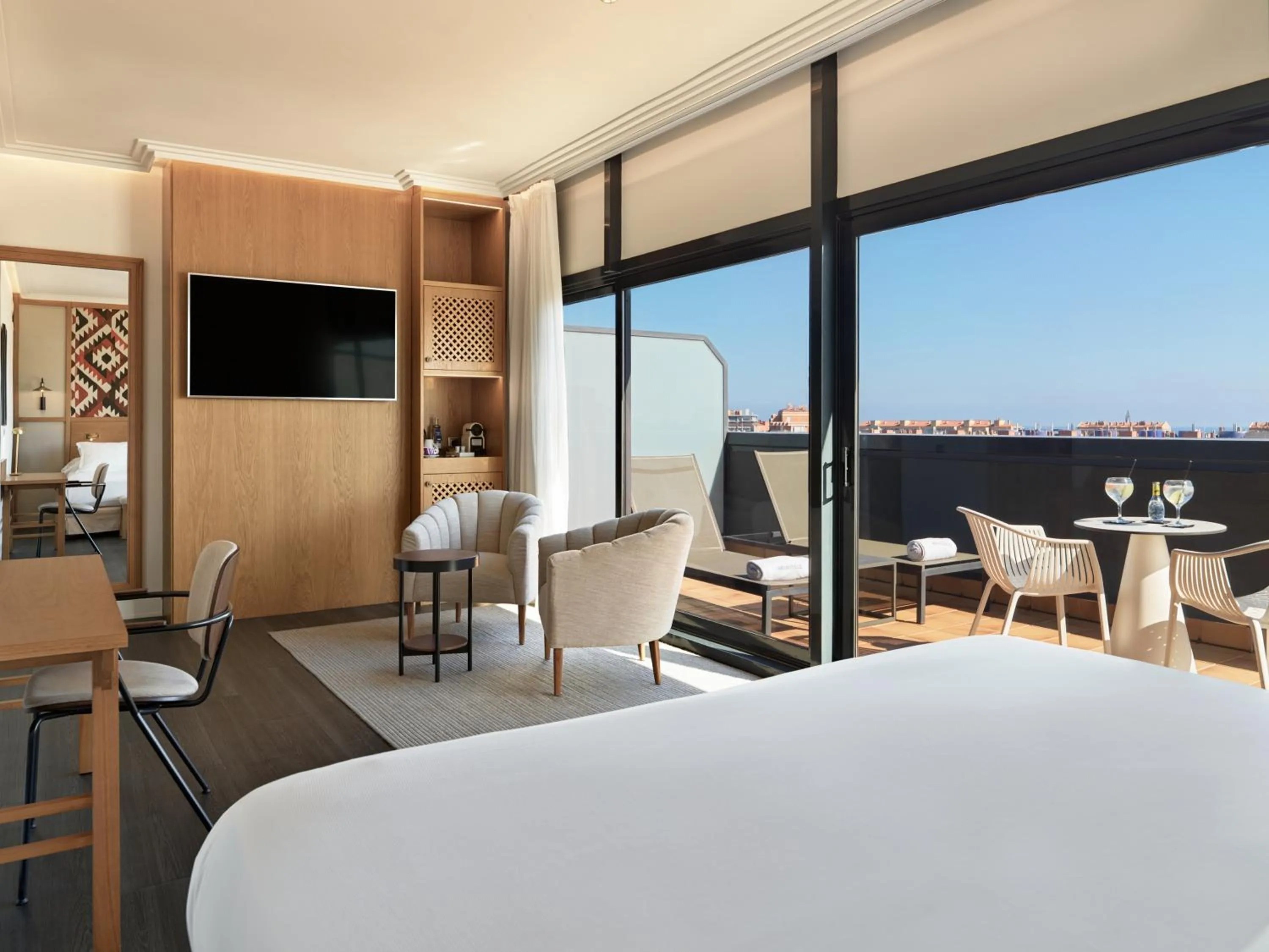 Bed in H10 Marina Barcelona