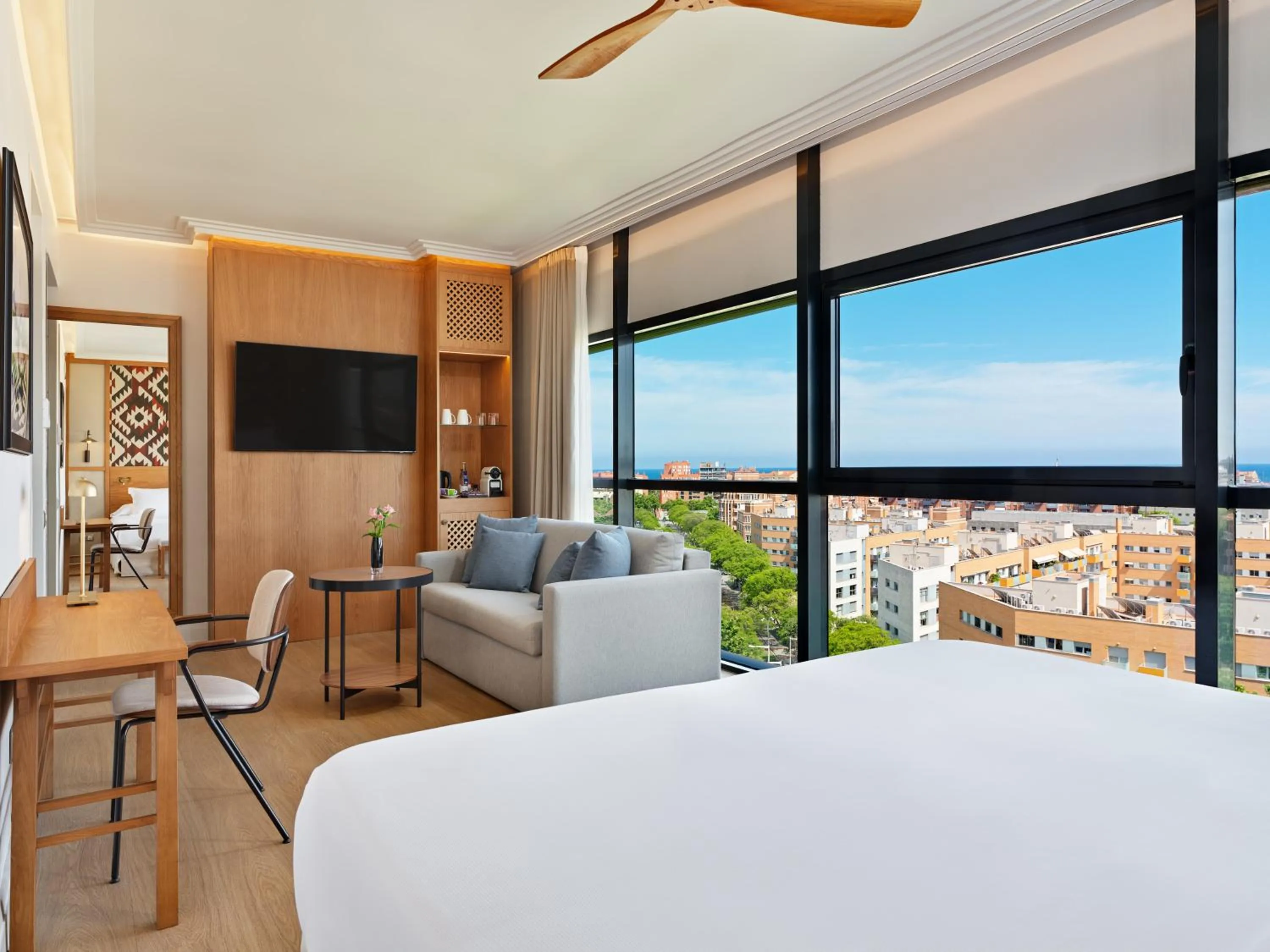 Bed in H10 Marina Barcelona