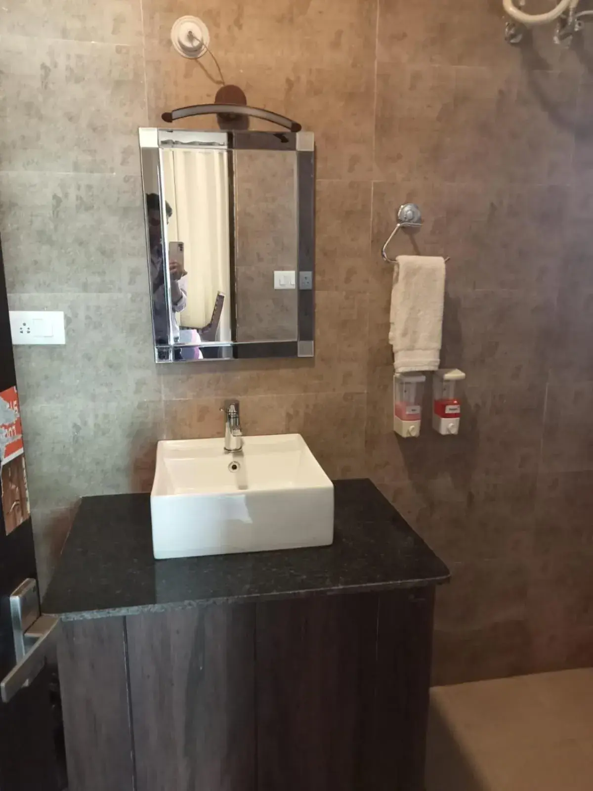 Bathroom in DLS MJ River Resort, Rishikesh Bathroom in DLS MJ River Resort, Rishikesh