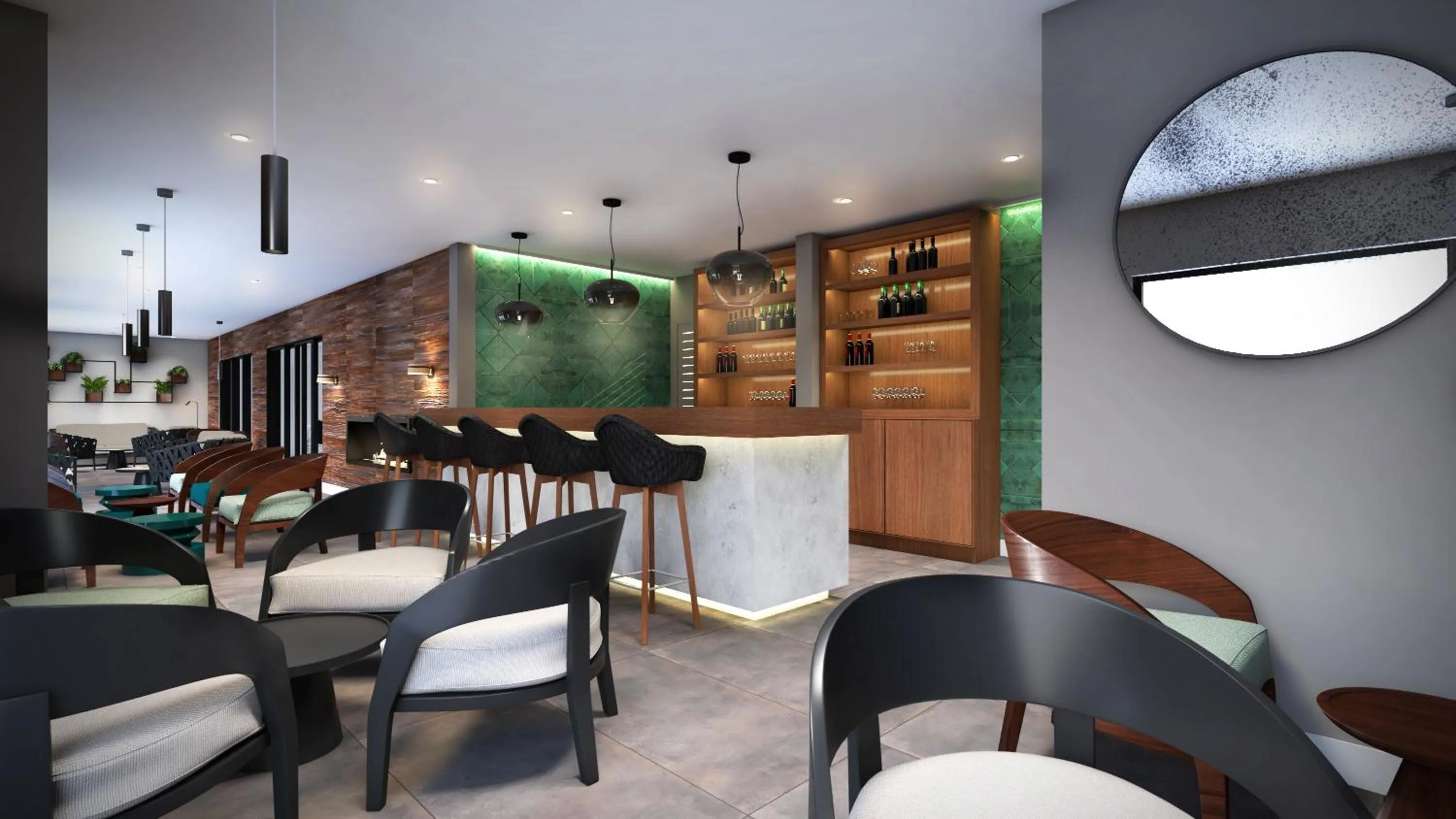 Lounge or bar in Sarana Hôtel & Spa