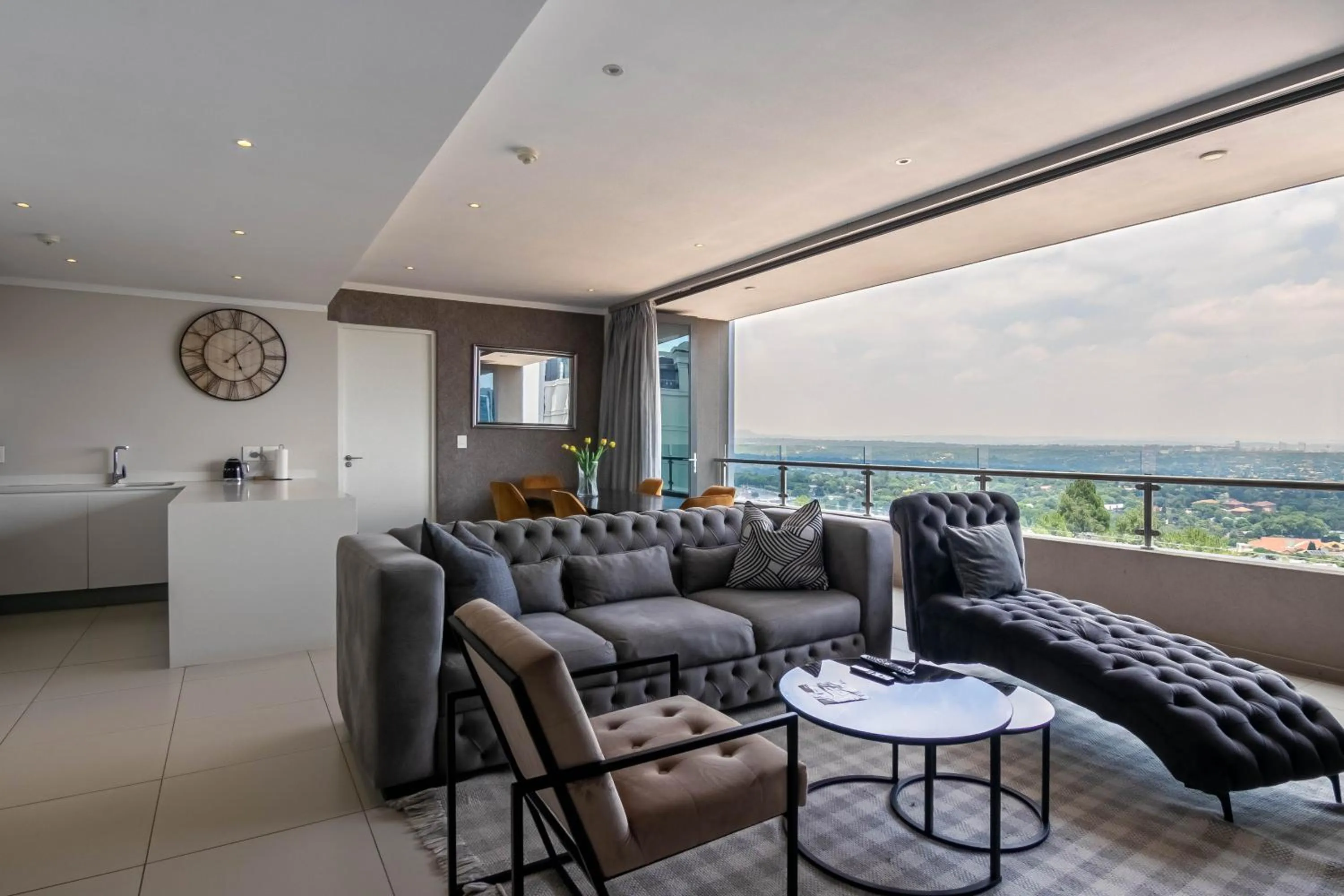 Living room in CGRSA Apartments Sandton