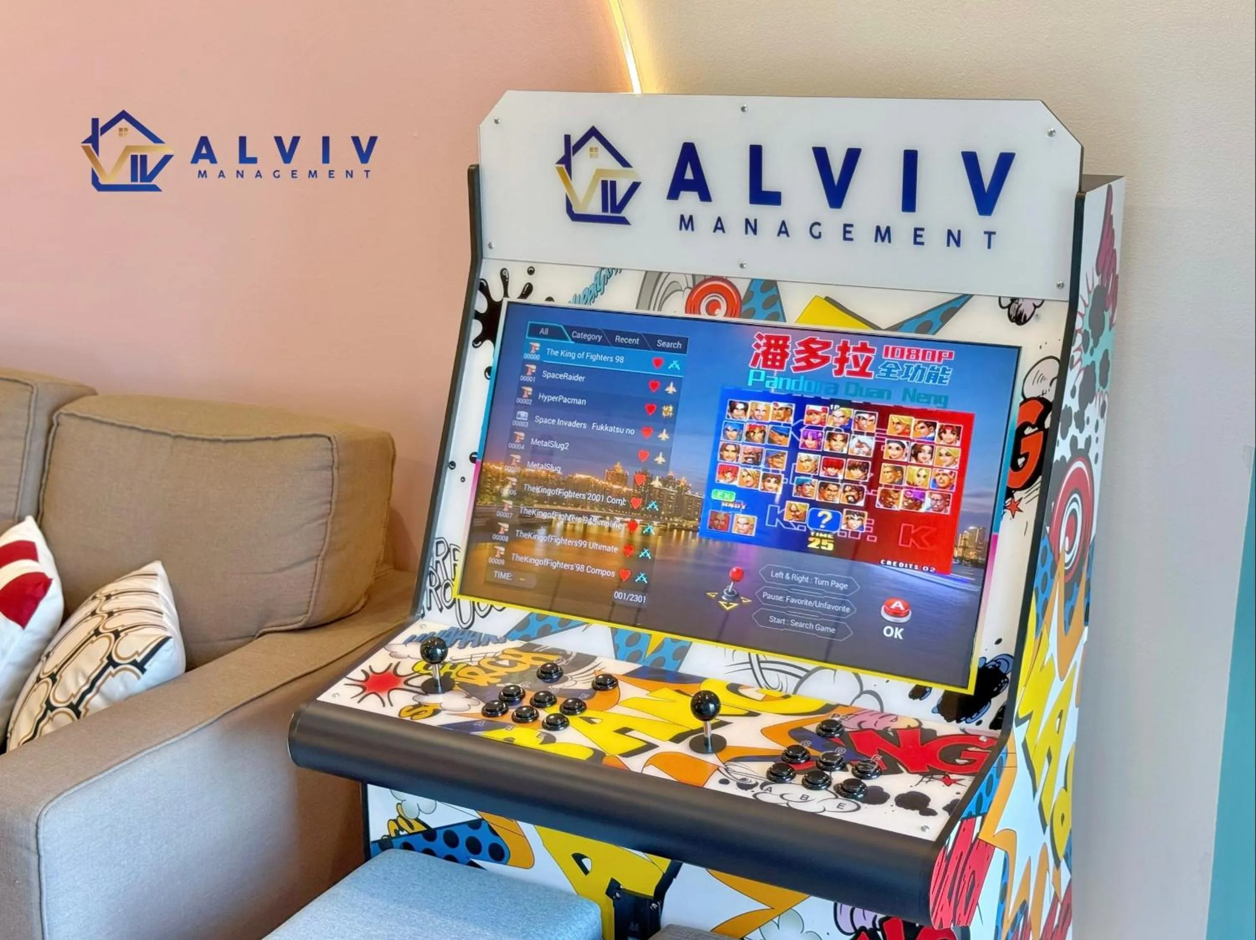 Living room in Atlantis Melaka I 5-11pax I 5min JonkerSt By Alviv Management