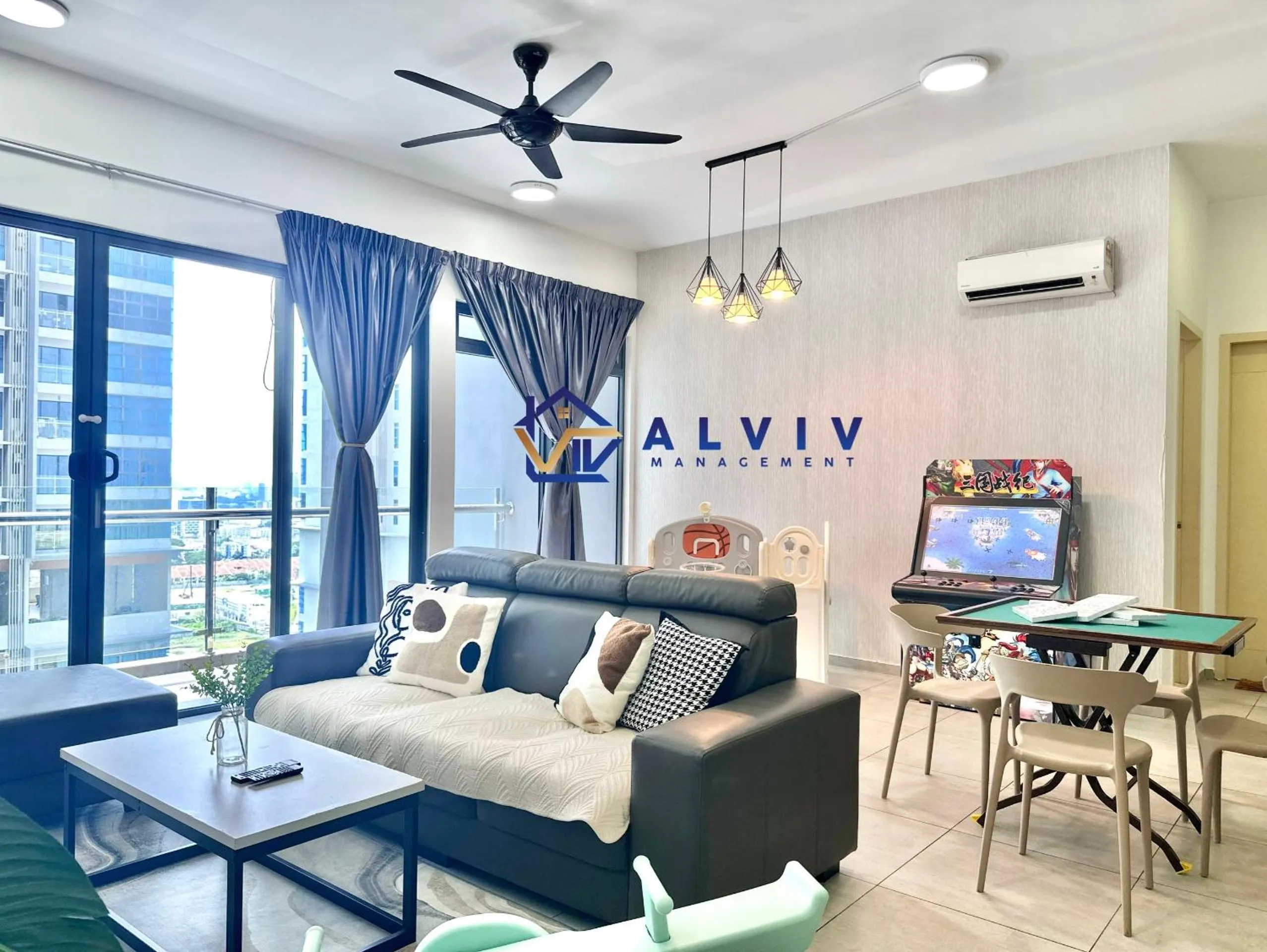 Living room in Atlantis Melaka I 5-11pax I 5min JonkerSt By Alviv Management