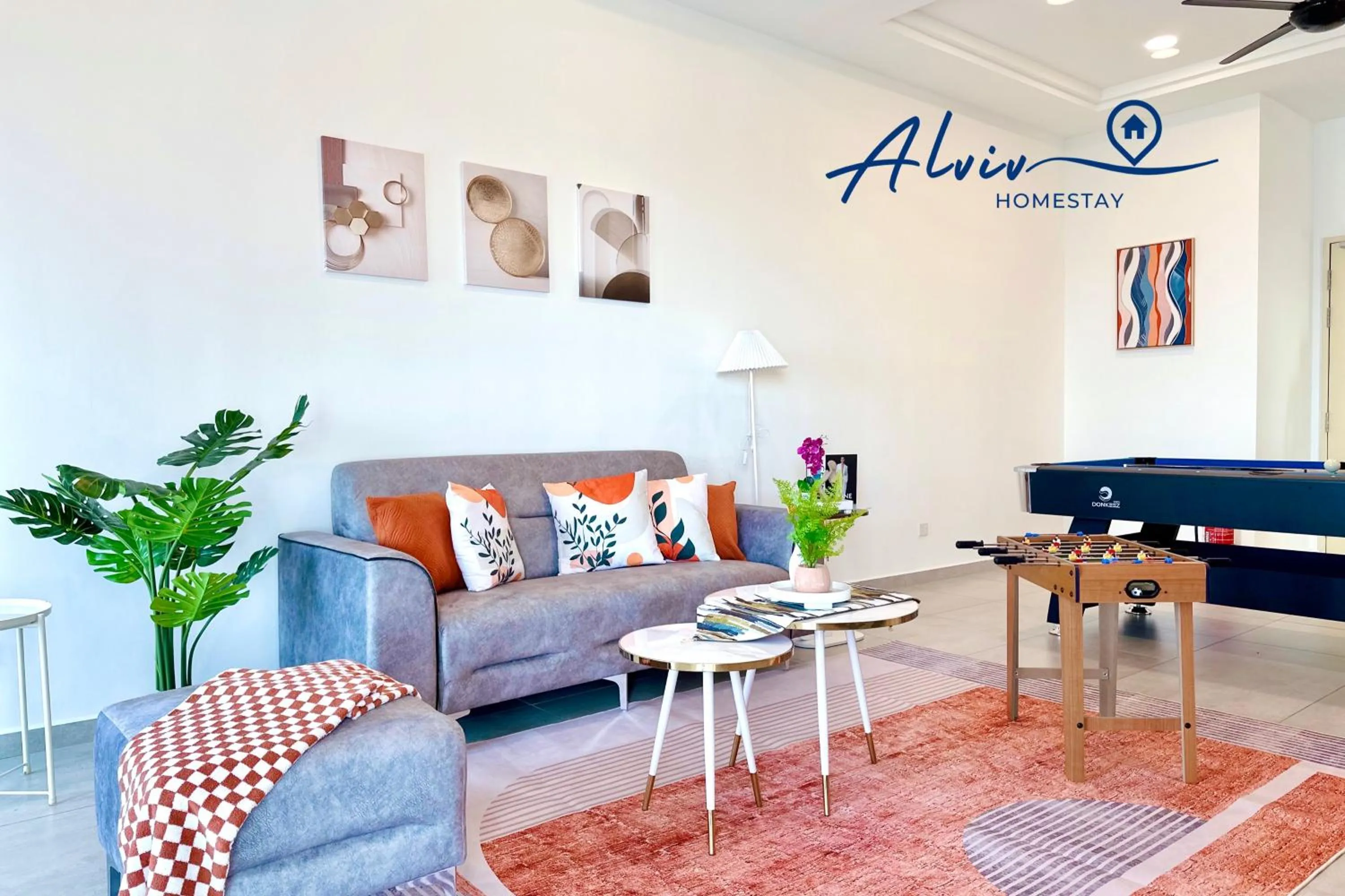 Living room in Atlantis Melaka I 5-11pax I 5min JonkerSt By Alviv Management