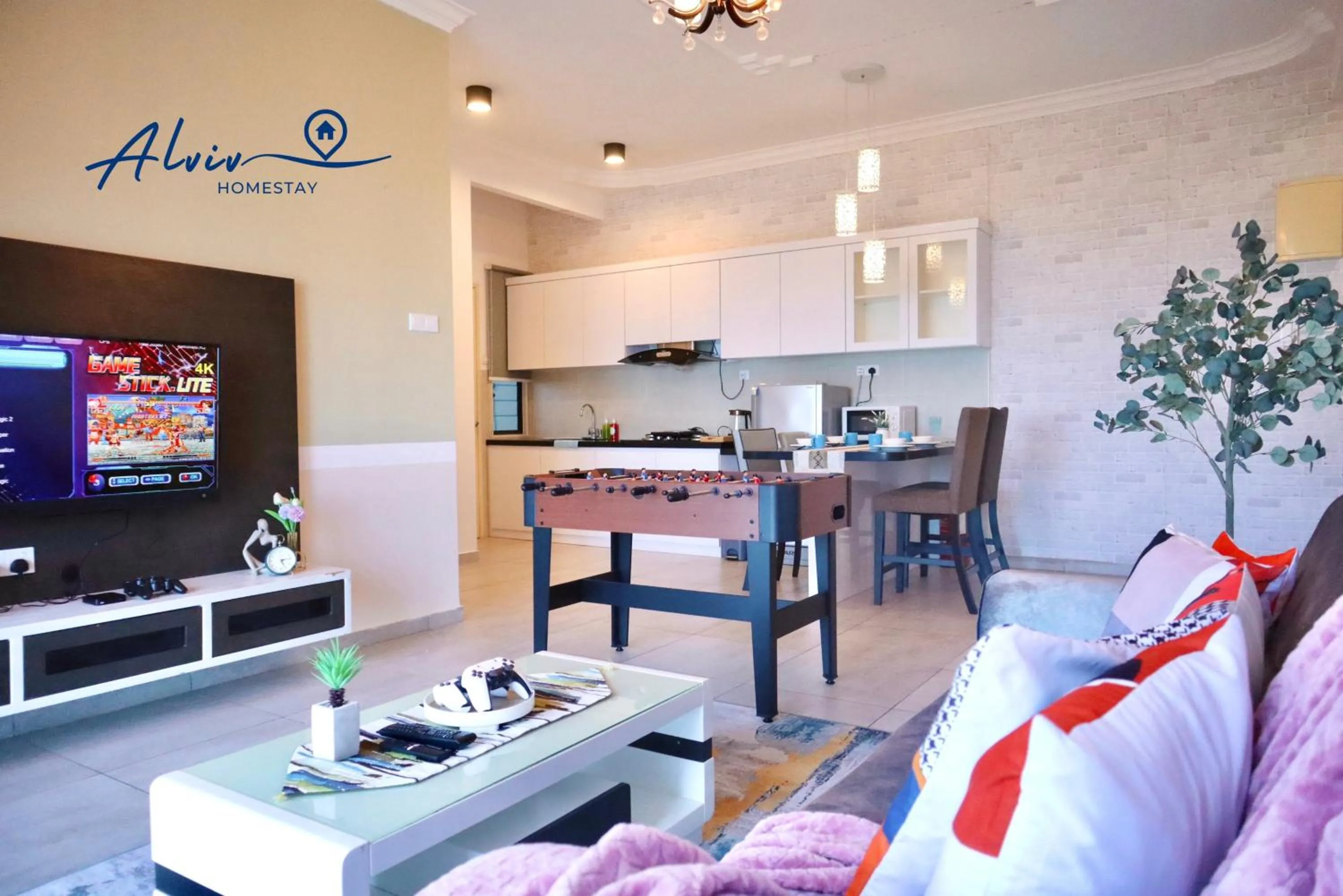 Living room in Atlantis Melaka I 5-11pax I 5min JonkerSt By Alviv Management