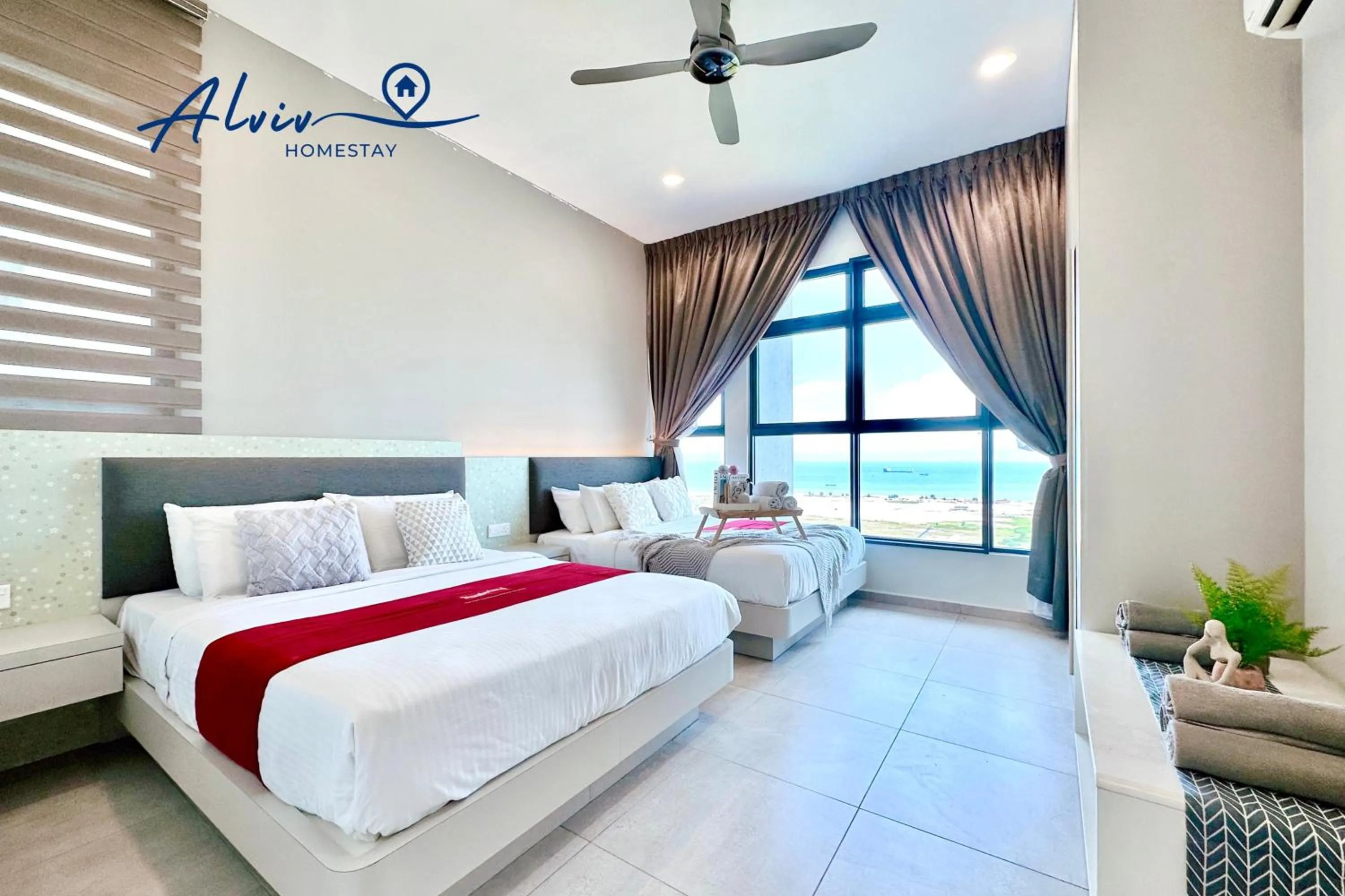 Bedroom, Bed in Atlantis Melaka I 5-11pax I 5min JonkerSt By Alviv Management