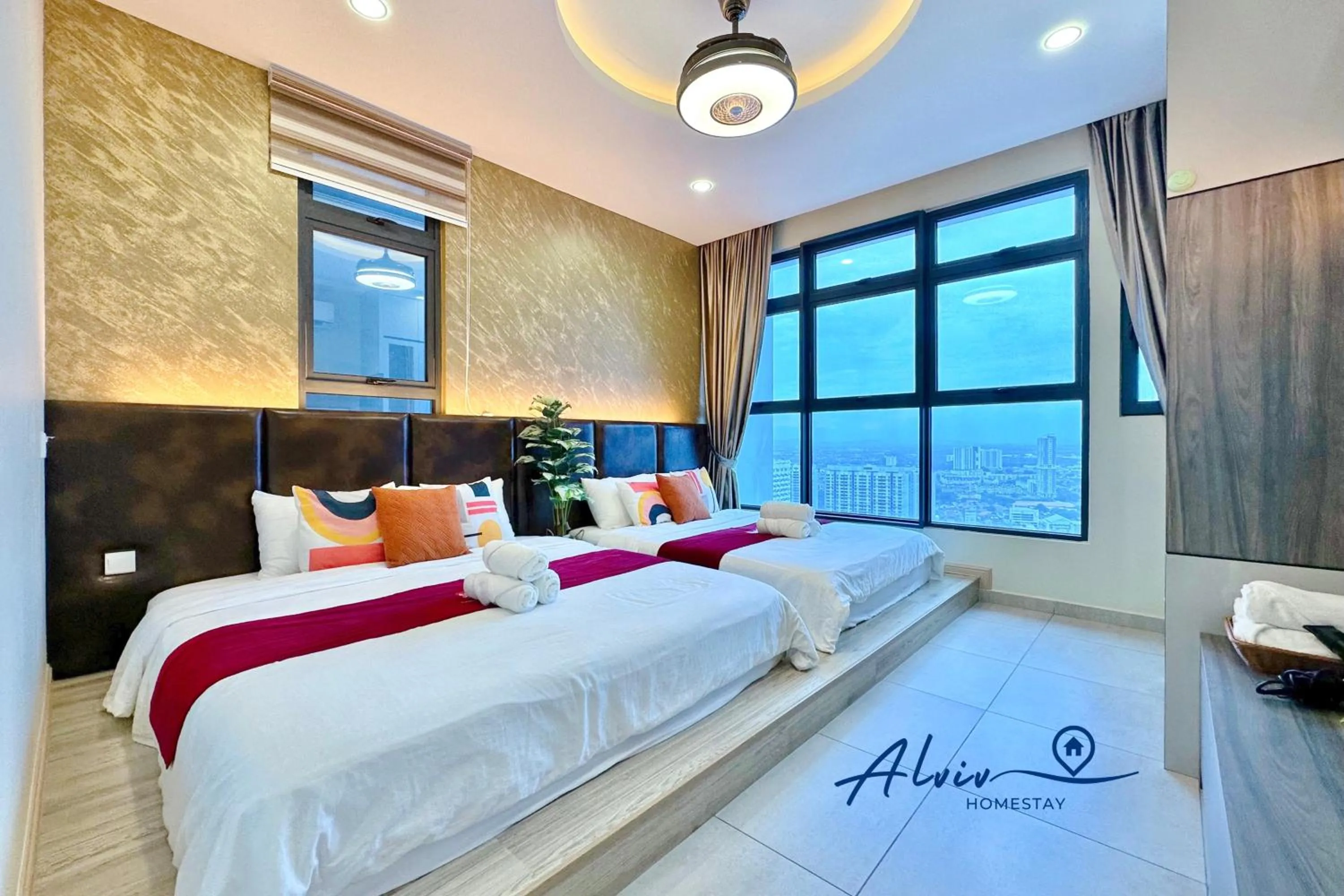 Bed in Atlantis Melaka I 5-11pax I 5min JonkerSt By Alviv Management