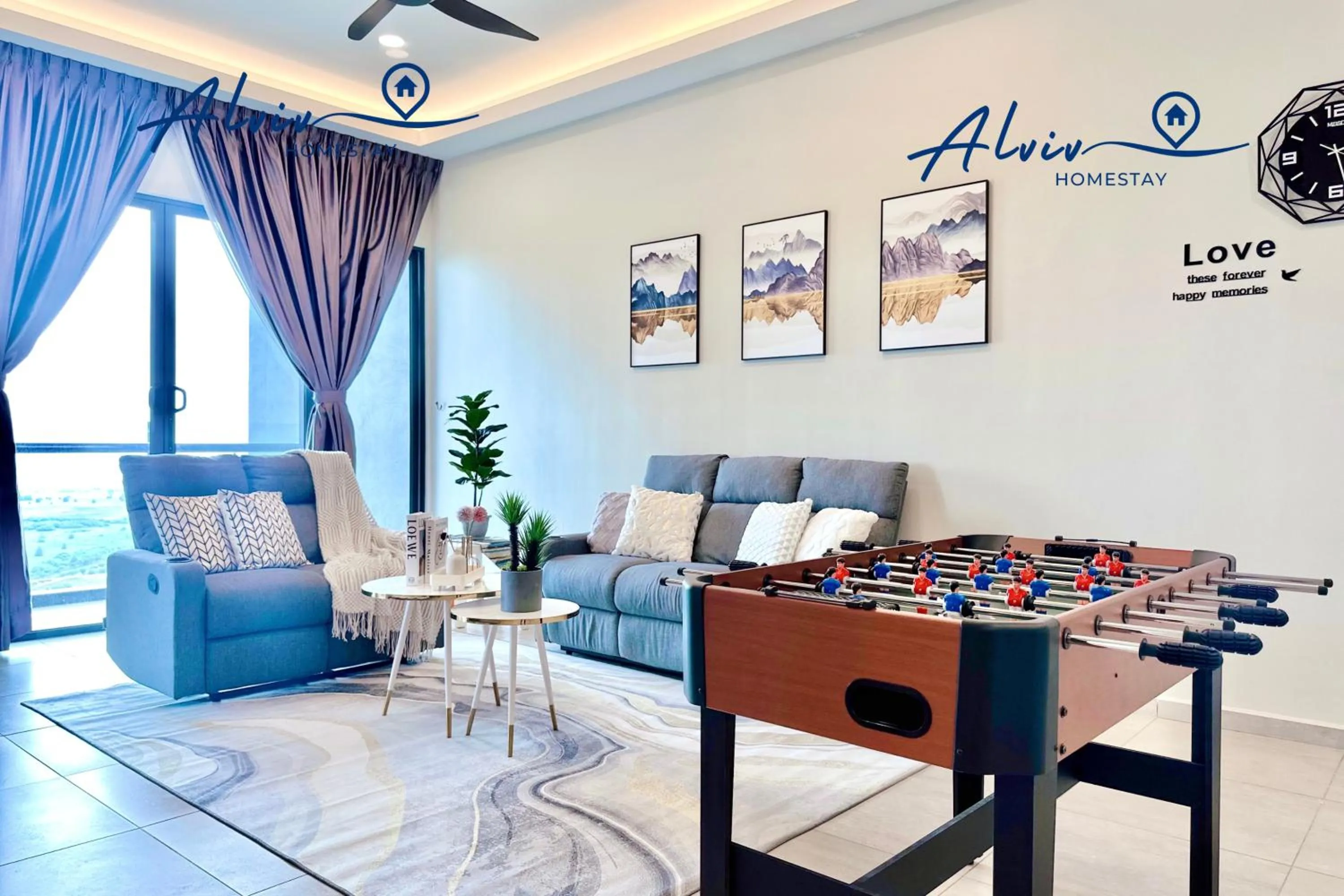 Living room in Atlantis Melaka I 5-11pax I 5min JonkerSt By Alviv Management