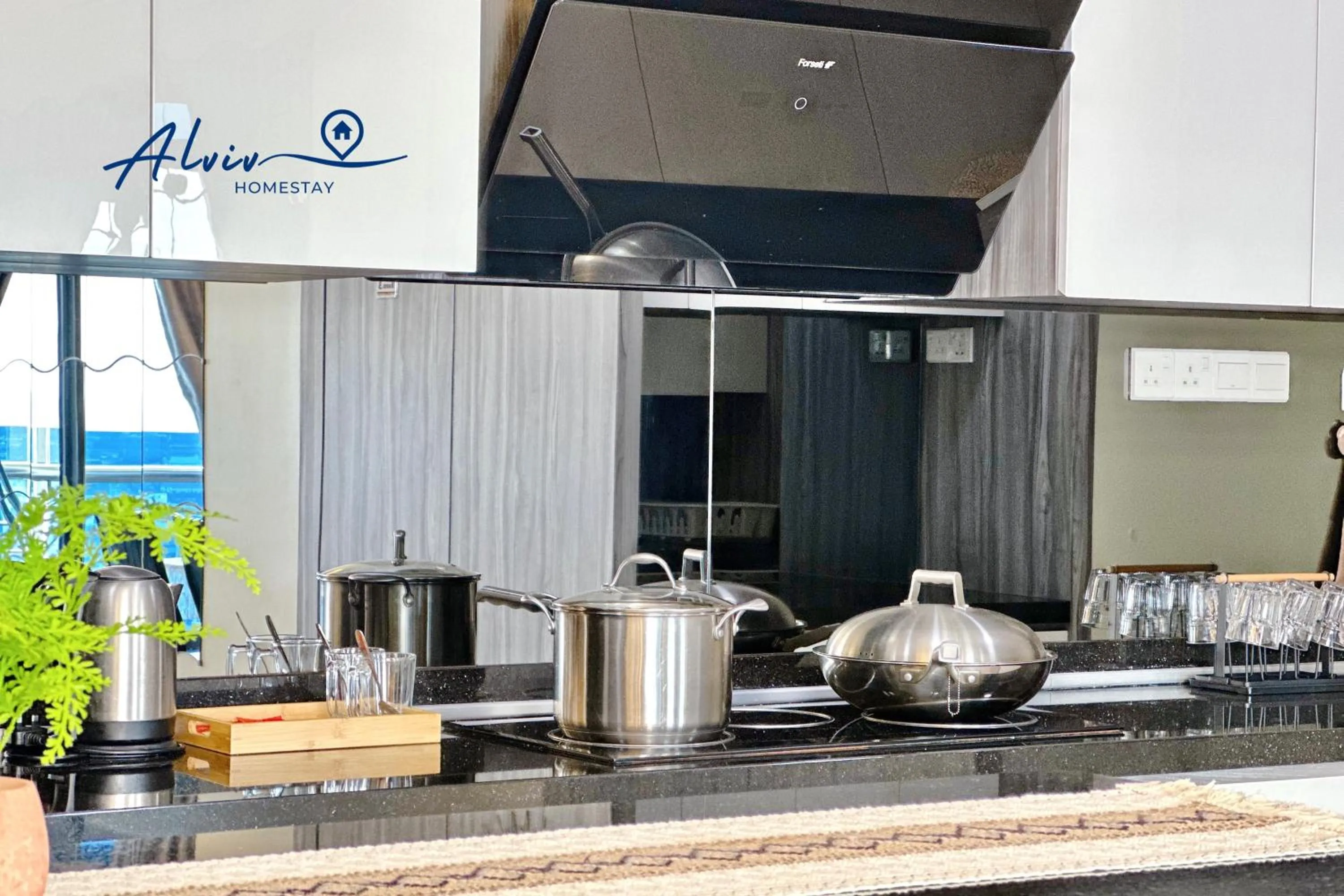 Kitchen or kitchenette in Atlantis Melaka I 5-11pax I 5min JonkerSt By Alviv Management