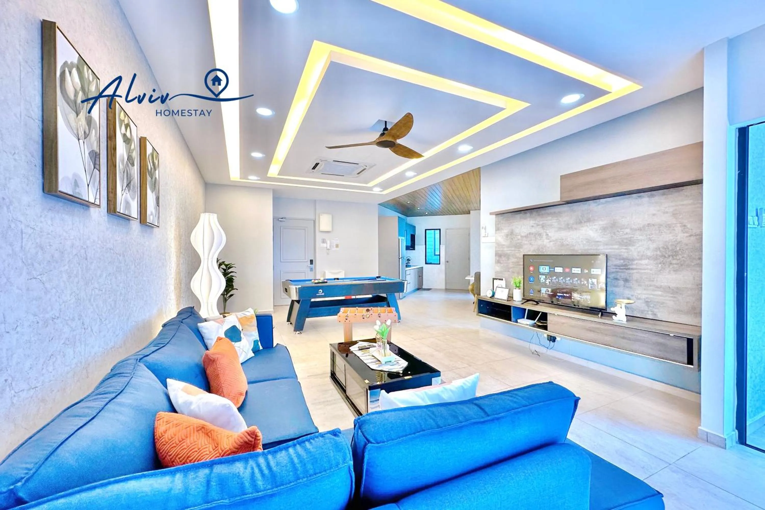 Living room in Atlantis Melaka I 5-11pax I 5min JonkerSt By Alviv Management