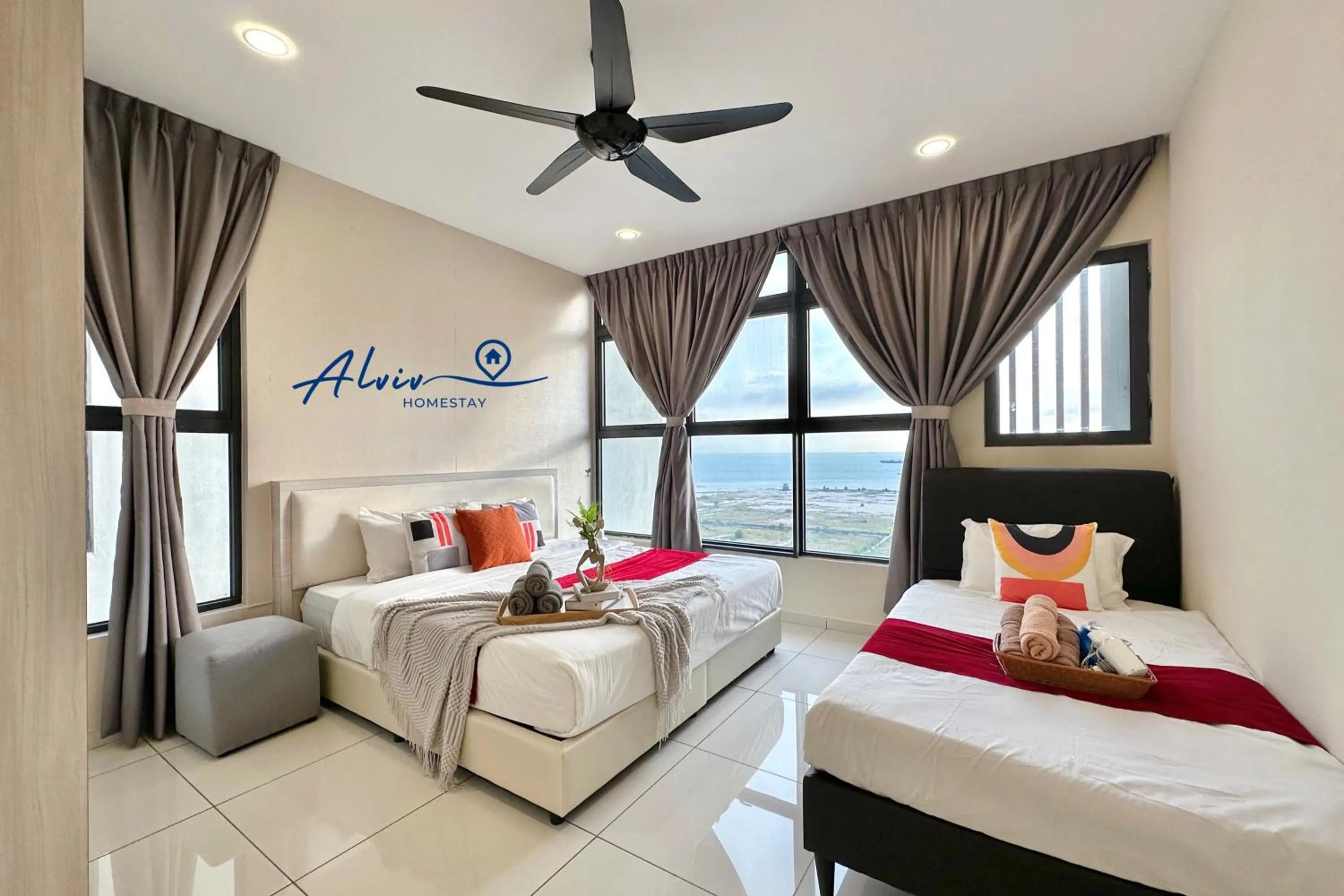 Bed in Atlantis Melaka I 5-11pax I 5min JonkerSt By Alviv Management