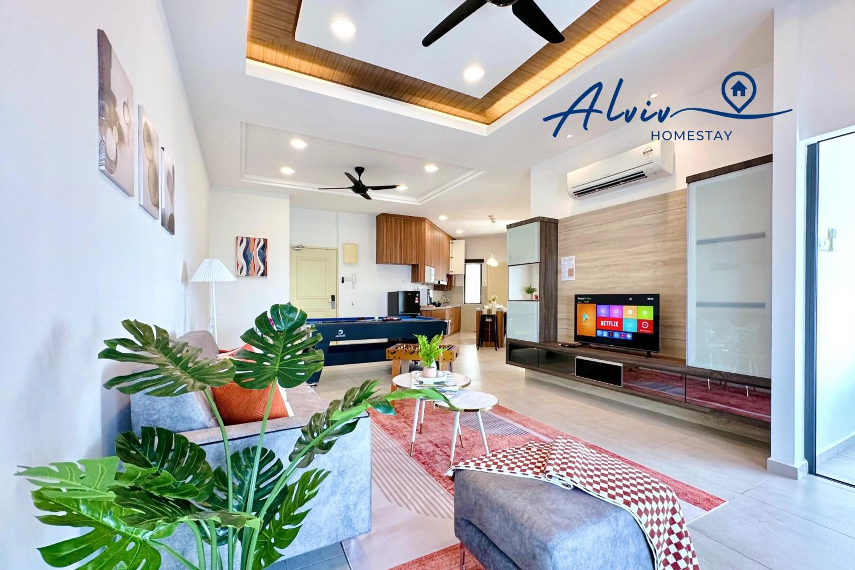 Living room in Atlantis Melaka I 5-11pax I 5min JonkerSt By Alviv Management