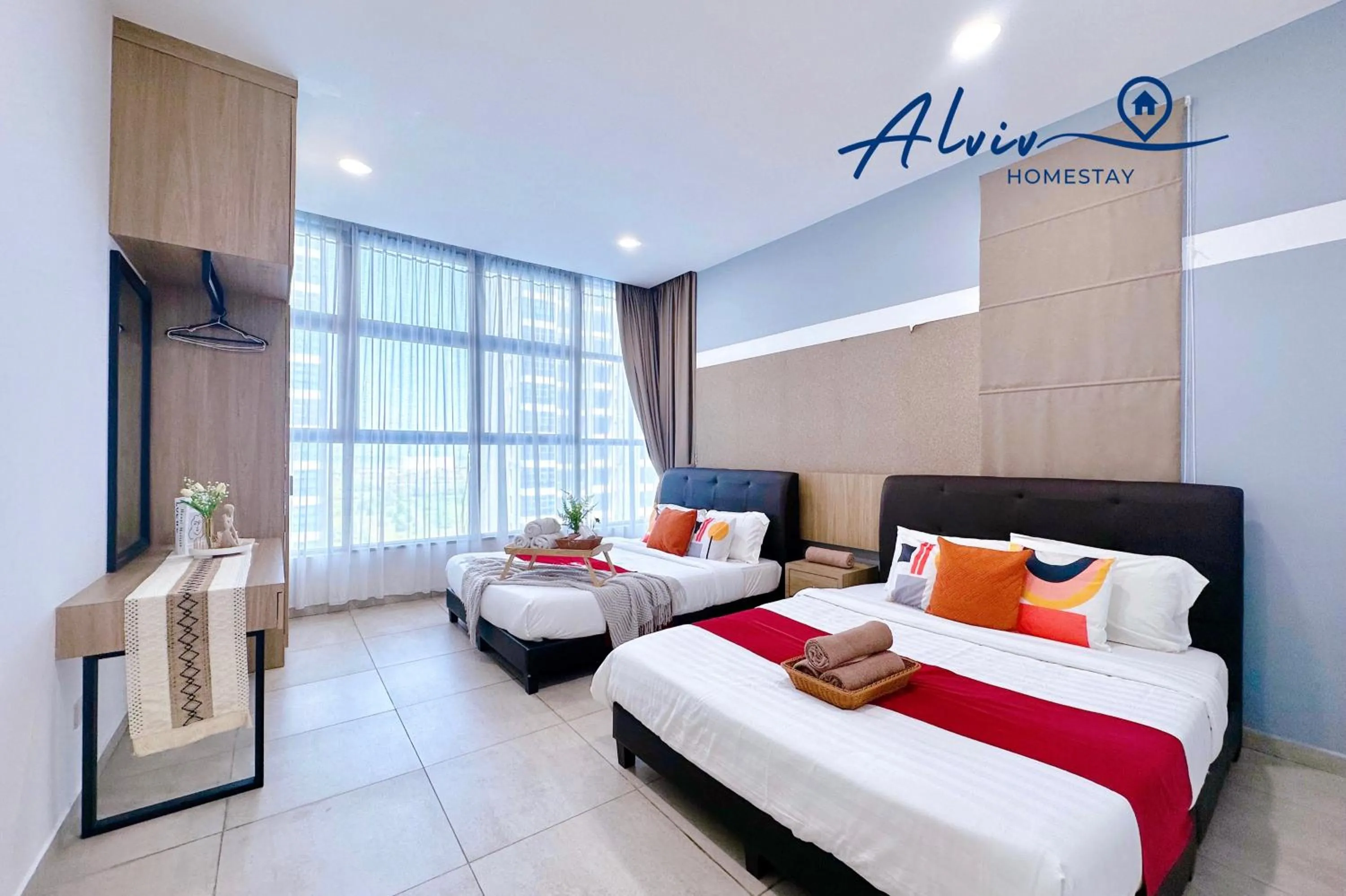 Bed in Atlantis Melaka I 5-11pax I 5min JonkerSt By Alviv Management