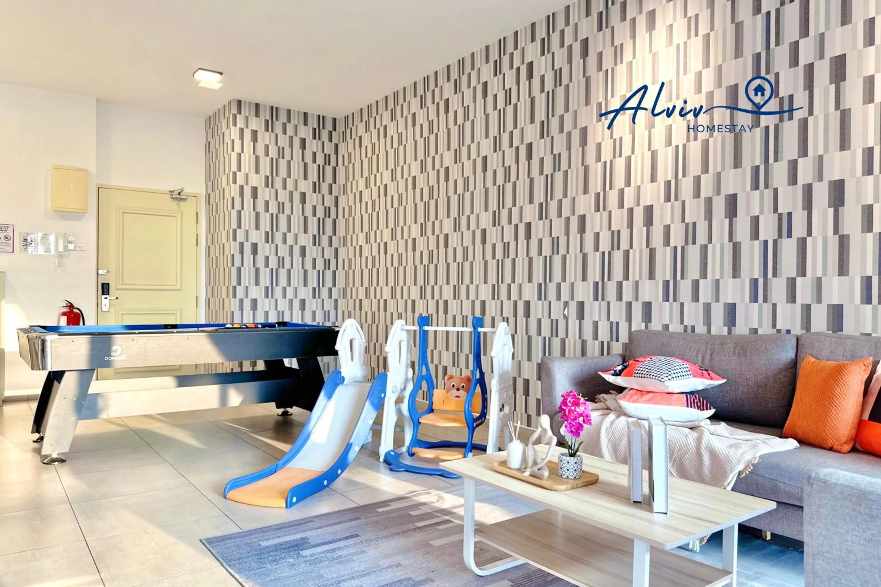 Living room in Atlantis Melaka I 5-11pax I 5min JonkerSt By Alviv Management