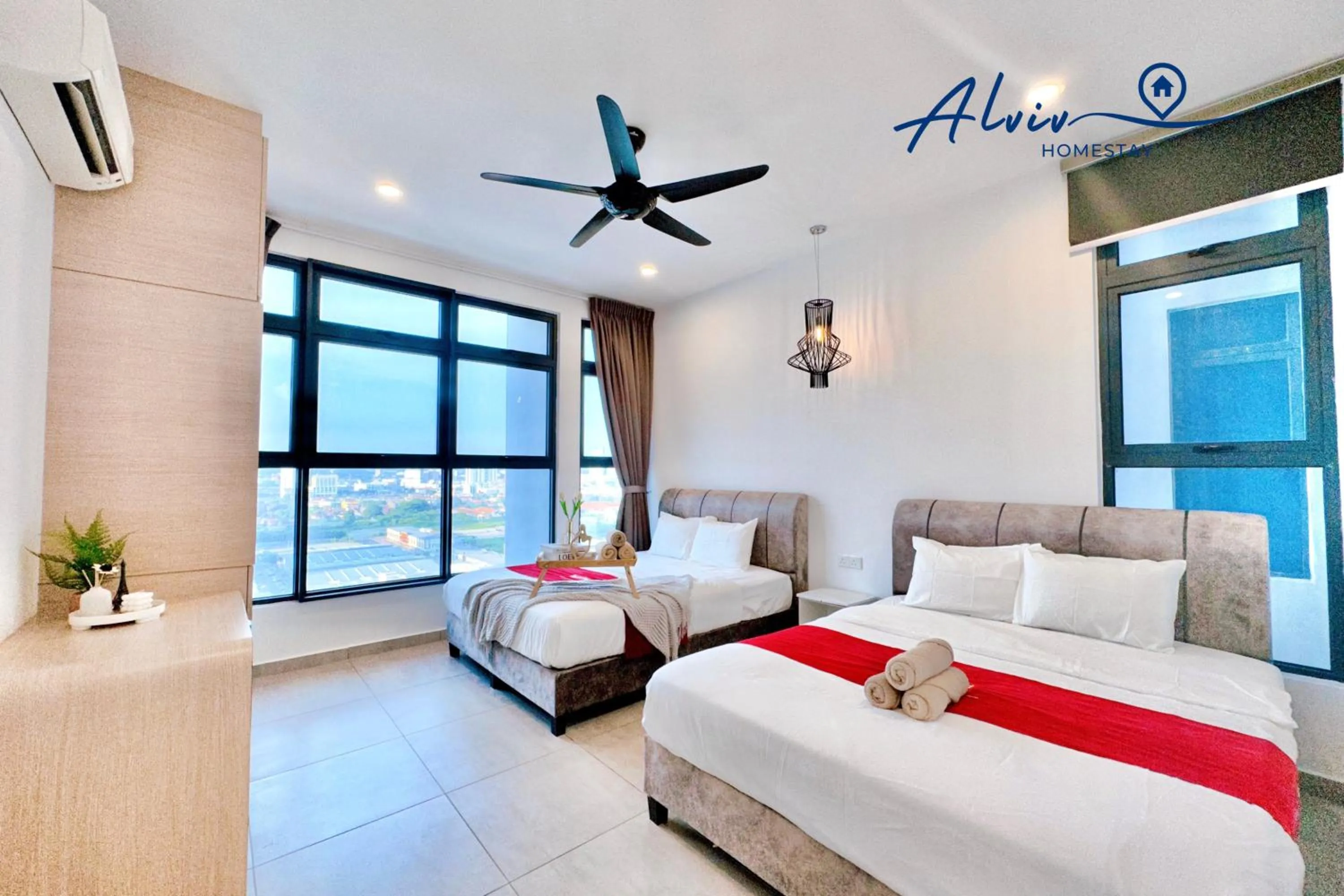 Bedroom, Bed in Atlantis Melaka I 5-11pax I 5min JonkerSt By Alviv Management