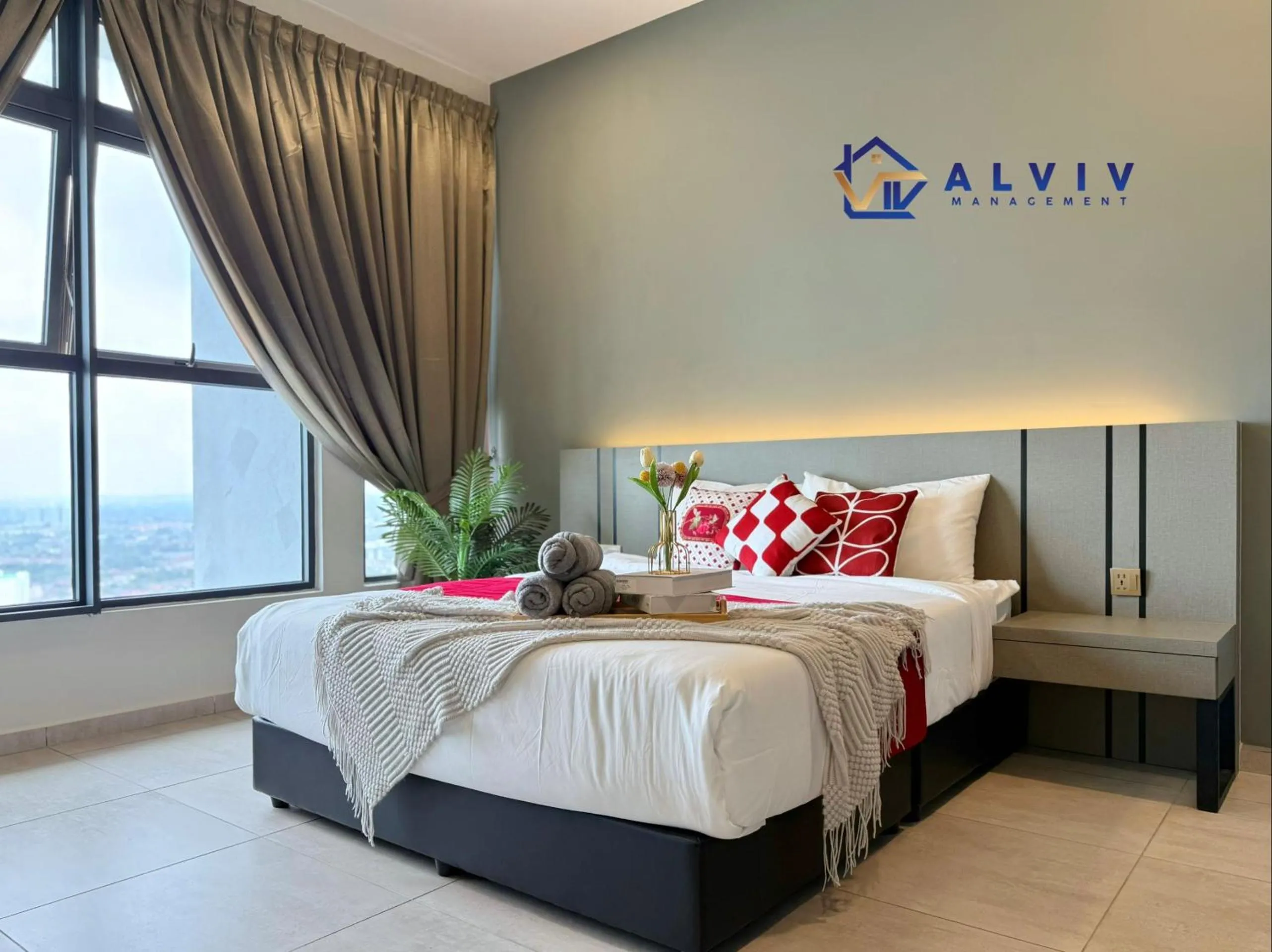Bedroom, Bed in Atlantis Melaka I 5-11pax I 5min JonkerSt By Alviv Management